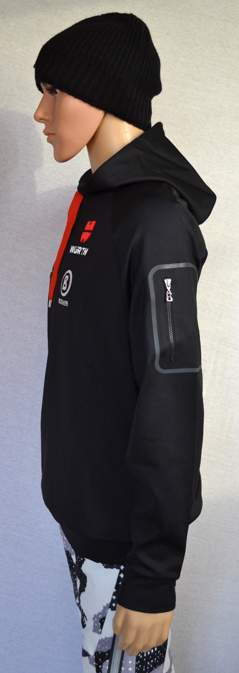 BOGNER DSV TEAM GERMANY HERREN SKI HOODIE SWEATSHIRT MIT KAPUZE SCHWARZ Gr M L NEU – Bild 3