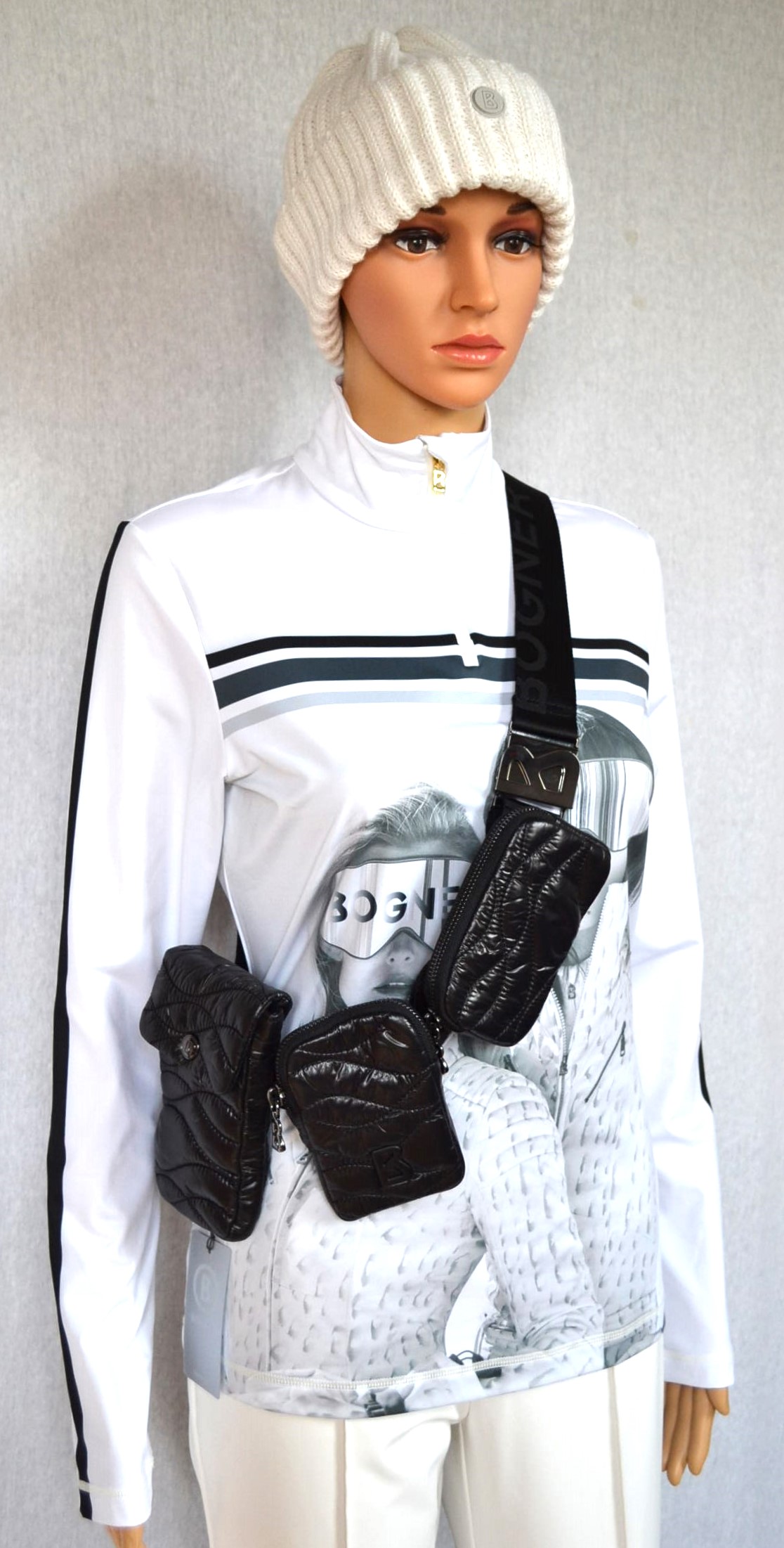 BOGNER DAMEN BELINE SKI LONGSLEEVE FIRST LAYER STRETCH UNTERZIEHER MUSTER Gr 36 S NEU – Bild 8