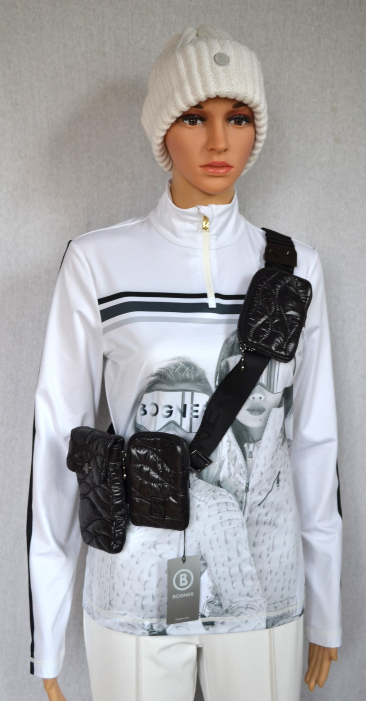 BOGNER DAMEN BELINE SKI LONGSLEEVE FIRST LAYER STRETCH UNTERZIEHER MUSTER Gr 36 S NEU – Bild 10