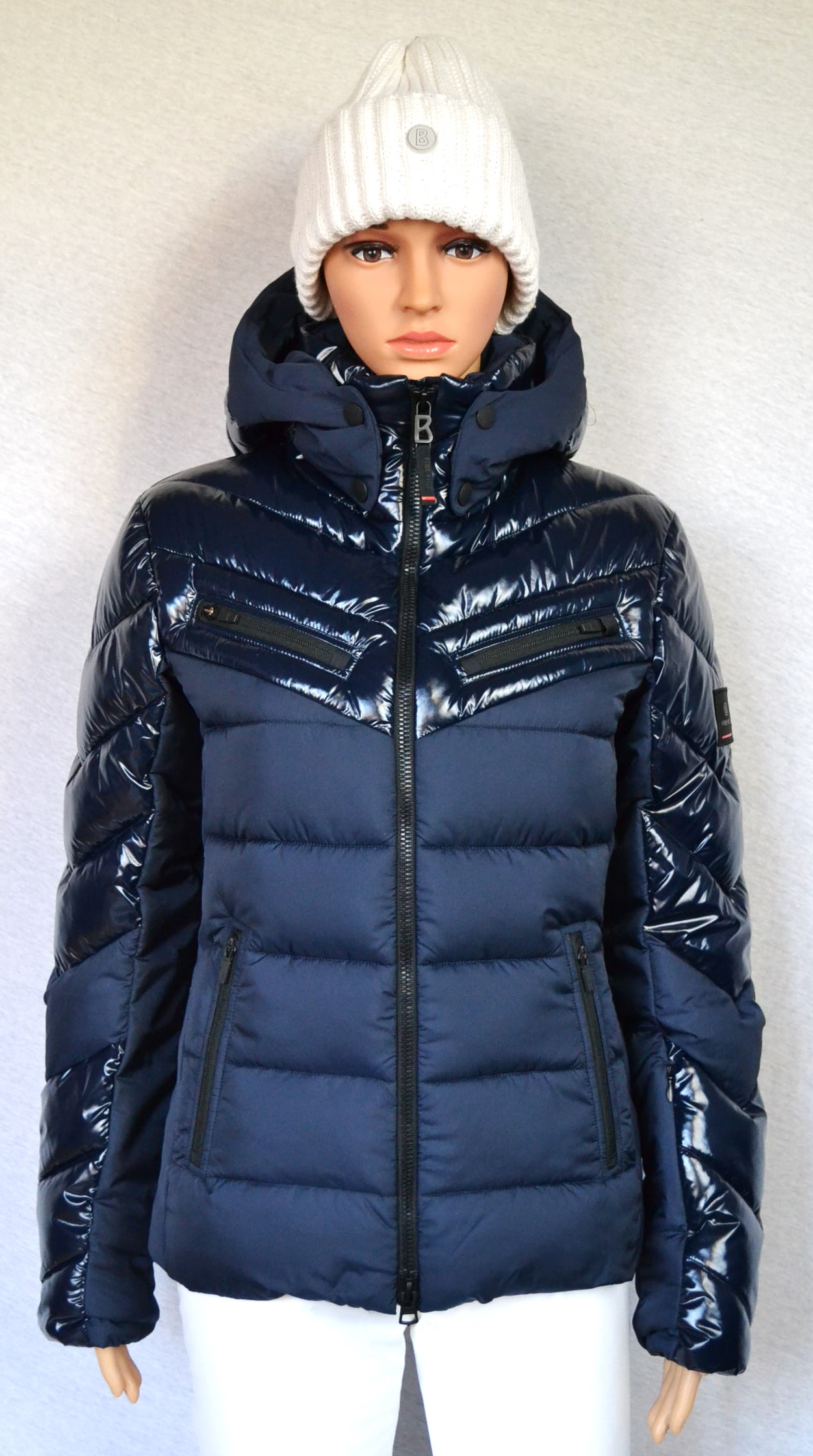 BOGNER FIRE+ICE FARINA 3 DAMEN SKIJACKE DUNKELBLAU SKI WOMEN Gr 36 S NEU – Bild 3