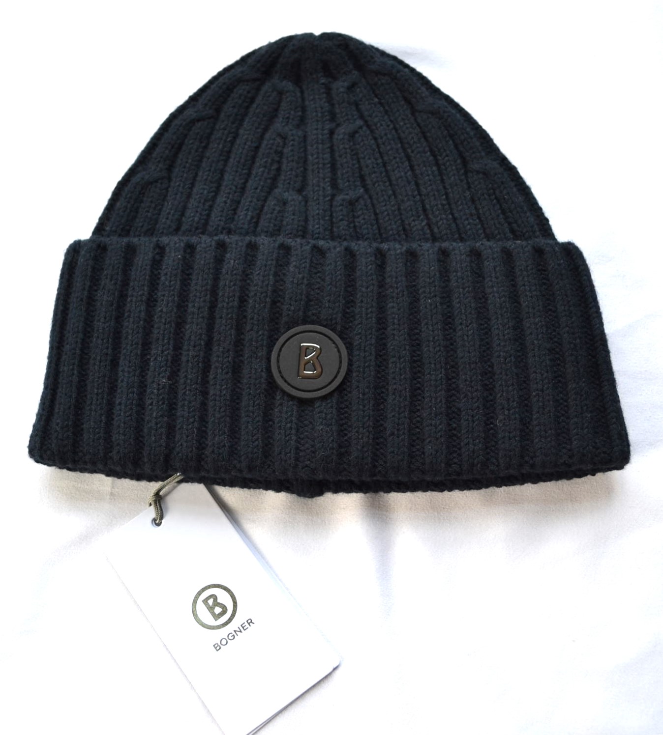 BOGNER BONY HERREN DAMEN MÜTZE WOLLMÜTZE DUNKELBLAU NEU – Bild 2