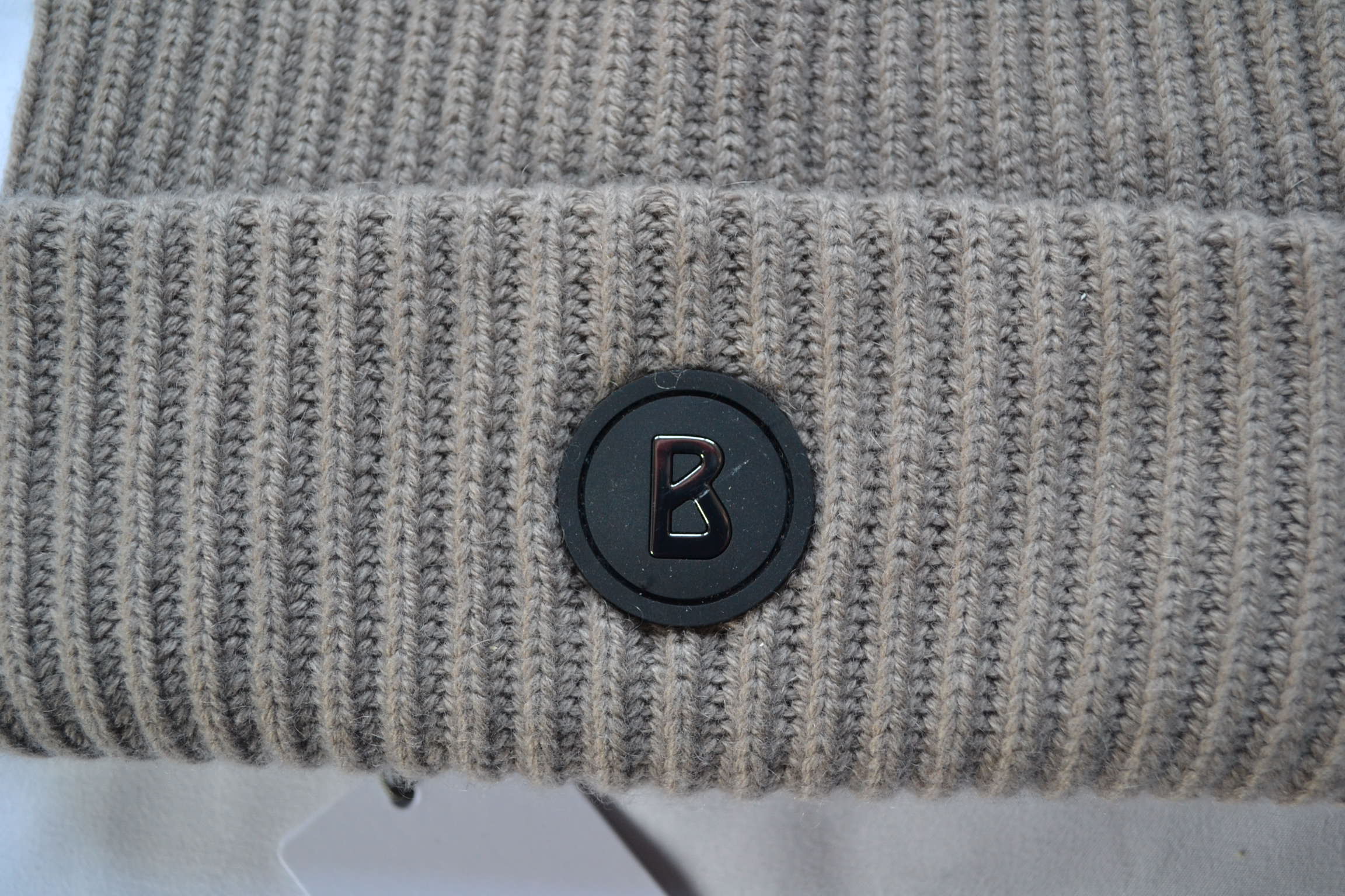 BOGNER HERREN MÜTZE GUSTAV 2 WOLLMÜTZE BEIGE-BRAUN 10% KASCHMIR NEU – Bild 3