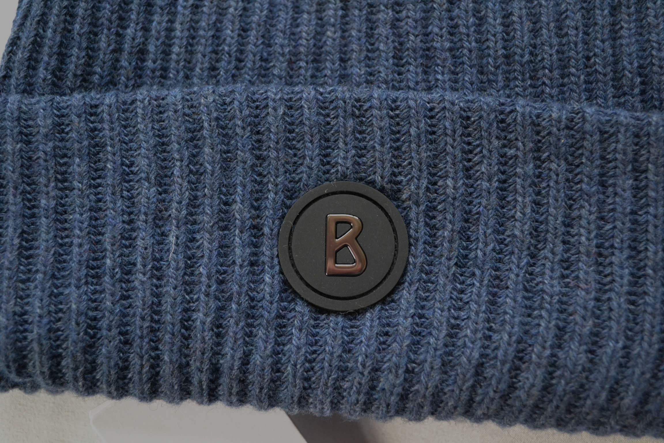 BOGNER HERREN MÜTZE GUSTAV 2 WOLLMÜTZE MITTELBLAU 10% KASCHMIR NEU – Bild 3