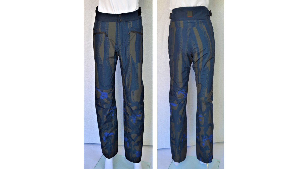 BOGNER FIRE + ICE DAMEN SKIHOSE JANE OLIV-DUNKELBLAU GEMUSTERT Gr 36 S NEU