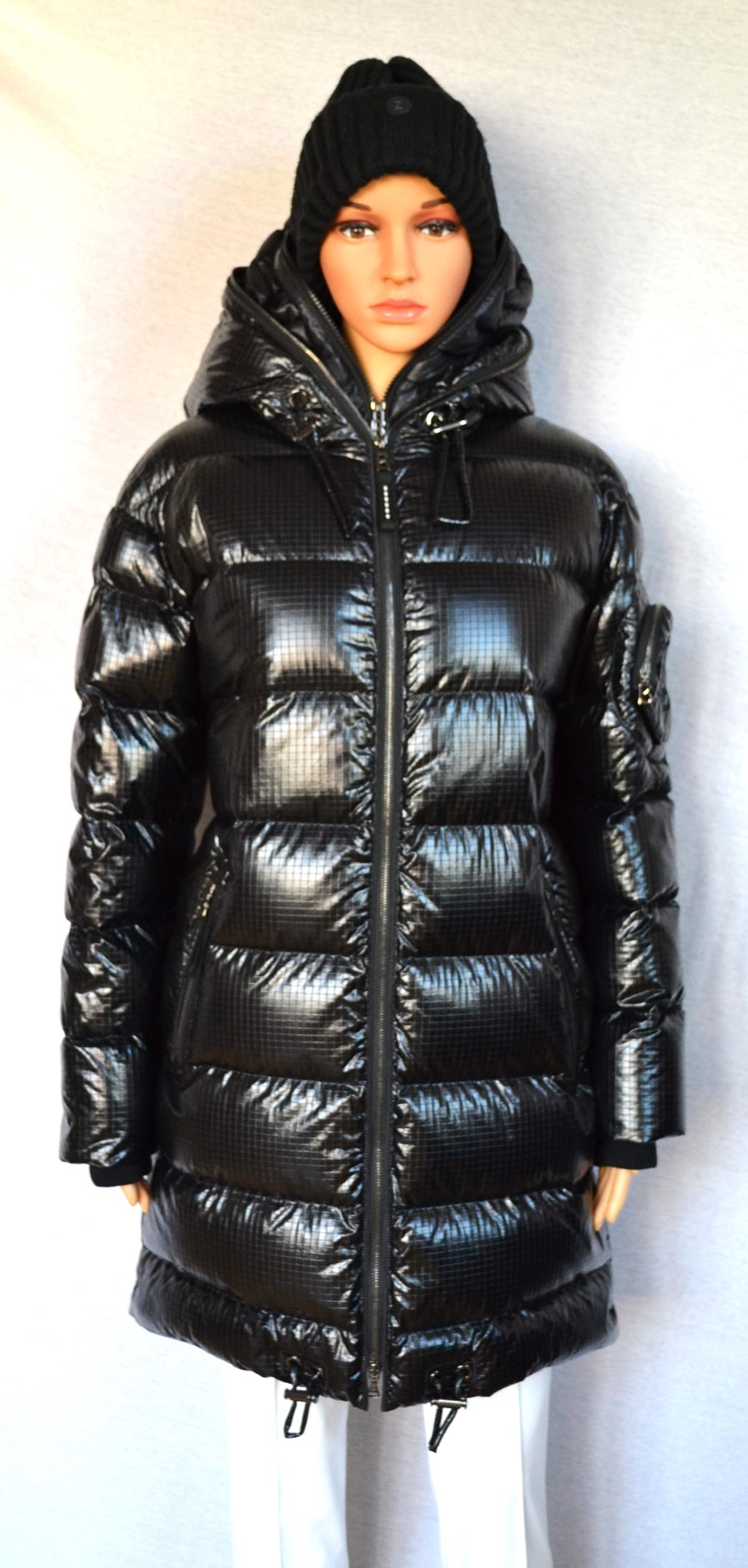 BOGNER JOLIE 2 in 1 DAUNENMANTEL mit DAUNENWESTE SCHWARZ UVP 1795 € Gr 34-36 NEU – Bild 3