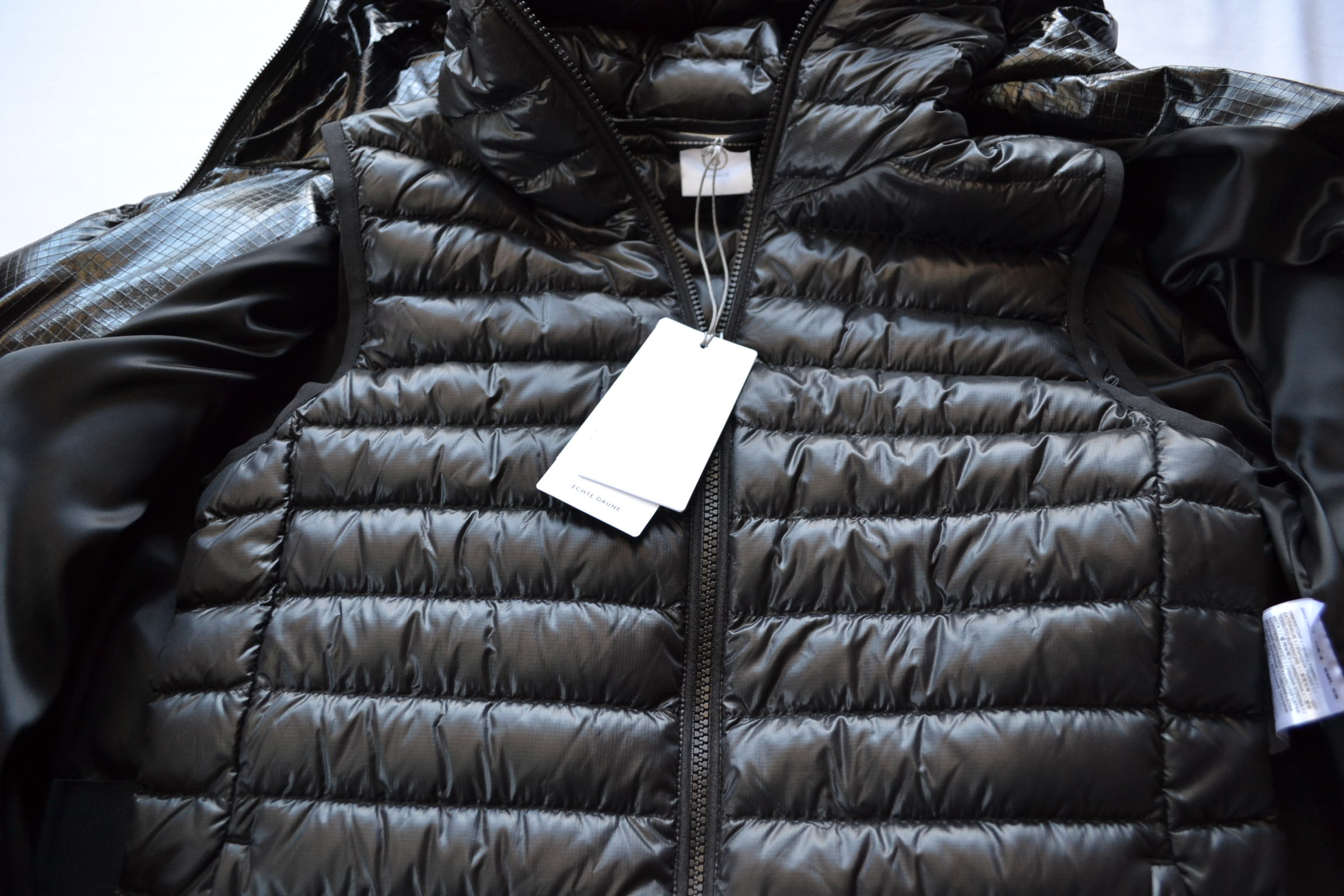 BOGNER JOLIE 2 in 1 DAUNENMANTEL mit DAUNENWESTE SCHWARZ UVP 1795 € Gr 34-36 NEU – Bild 9