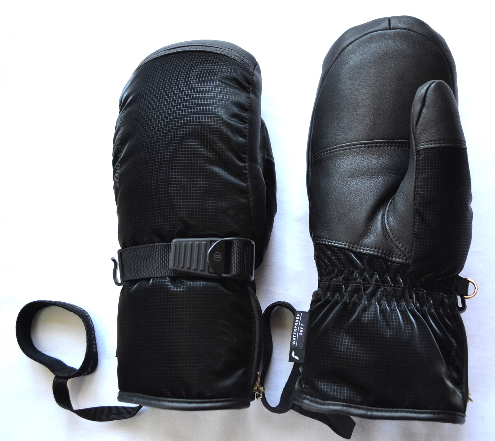 BOGNER FLORA 007 BOND DAMEN SKI FÄUSTLINGE STADT HANDSCHUHE TEILLEDER SCHWARZ Gr 7 S NEU – Bild 3