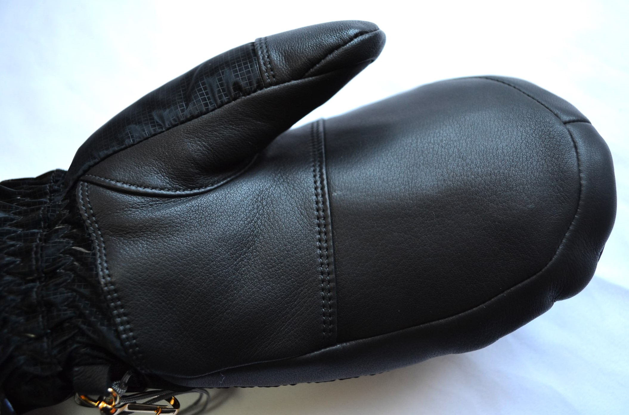 BOGNER FLORA 007 BOND DAMEN SKI FÄUSTLINGE STADT HANDSCHUHE TEILLEDER SCHWARZ Gr 7 S NEU – Bild 5