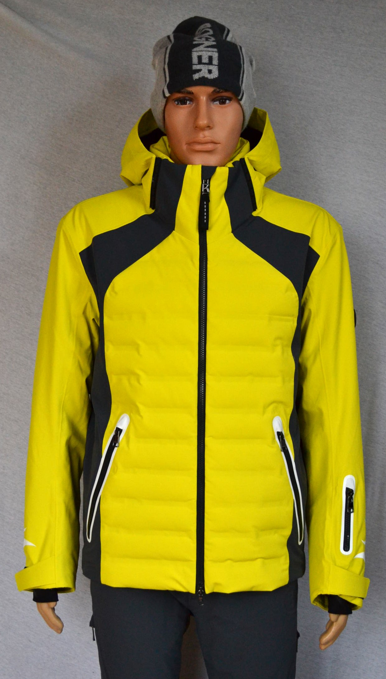 BOGNER HERREN SET TEAM SKIANZUG SKIJACKE JORIK MIT FLAMMEN + SKIHOSE TIM 4 GELB-GRAU Gr 48 54 56 M XXL 3XL NEU – Bild 12