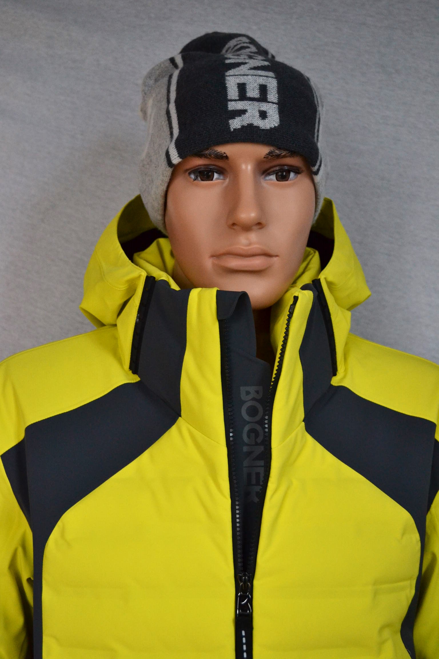 BOGNER HERREN SET TEAM SKIANZUG SKIJACKE JORIK MIT FLAMMEN + SKIHOSE TIM 4 GELB-GRAU Gr 48 54 56 M XXL 3XL NEU – Bild 13