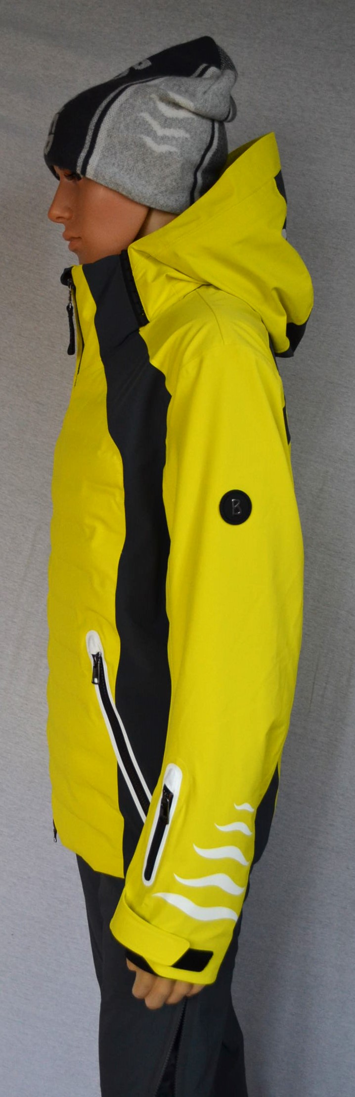 BOGNER HERREN SET TEAM SKIANZUG SKIJACKE JORIK MIT FLAMMEN + SKIHOSE TIM 4 GELB-GRAU Gr 48 54 56 M XXL 3XL NEU – Bild 15