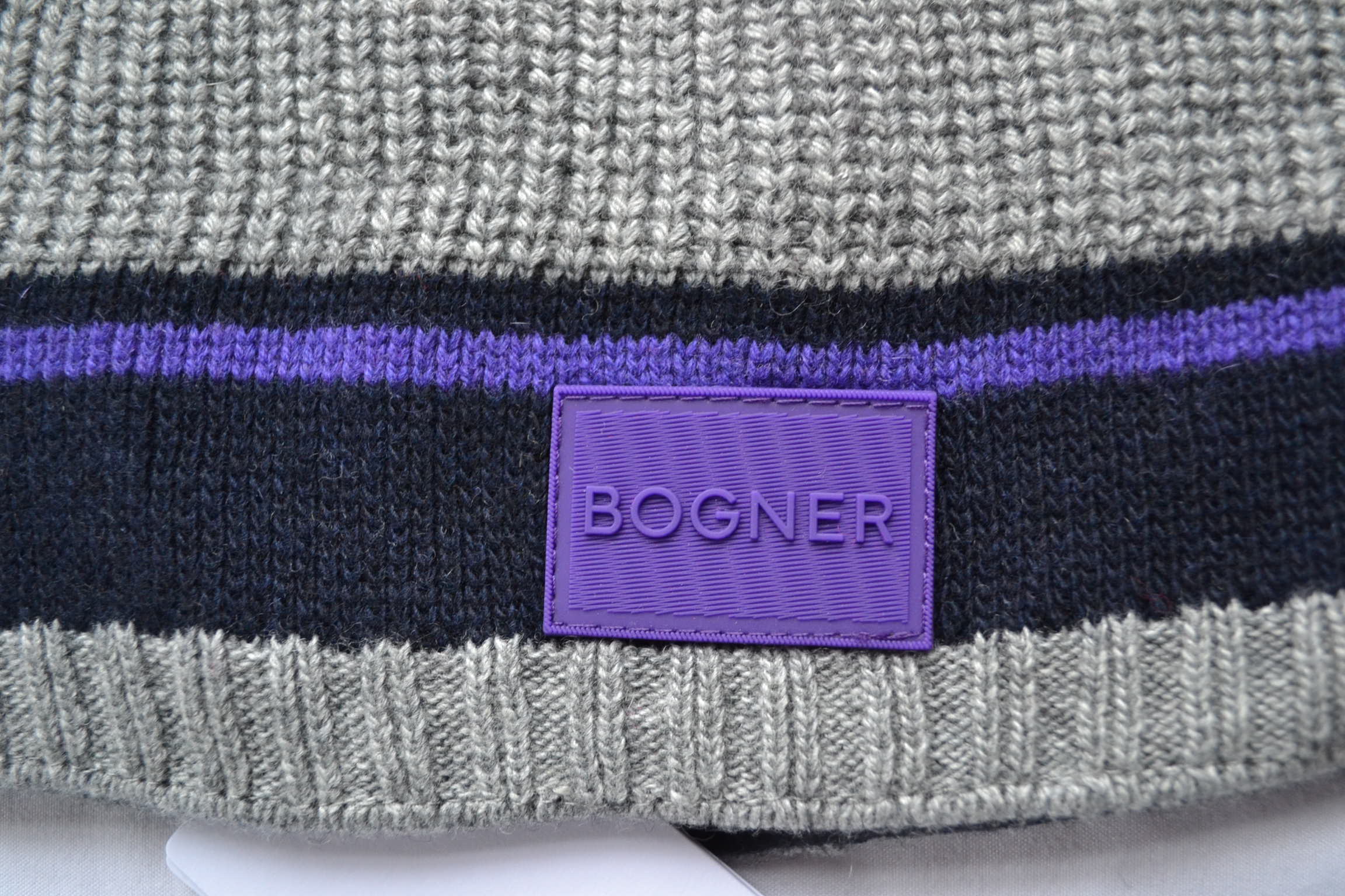 BOGNER DAMEN HERREN MÜTZE WOLLMÜTZE GRAU 10% KASCHMIR NEU – Bild 3