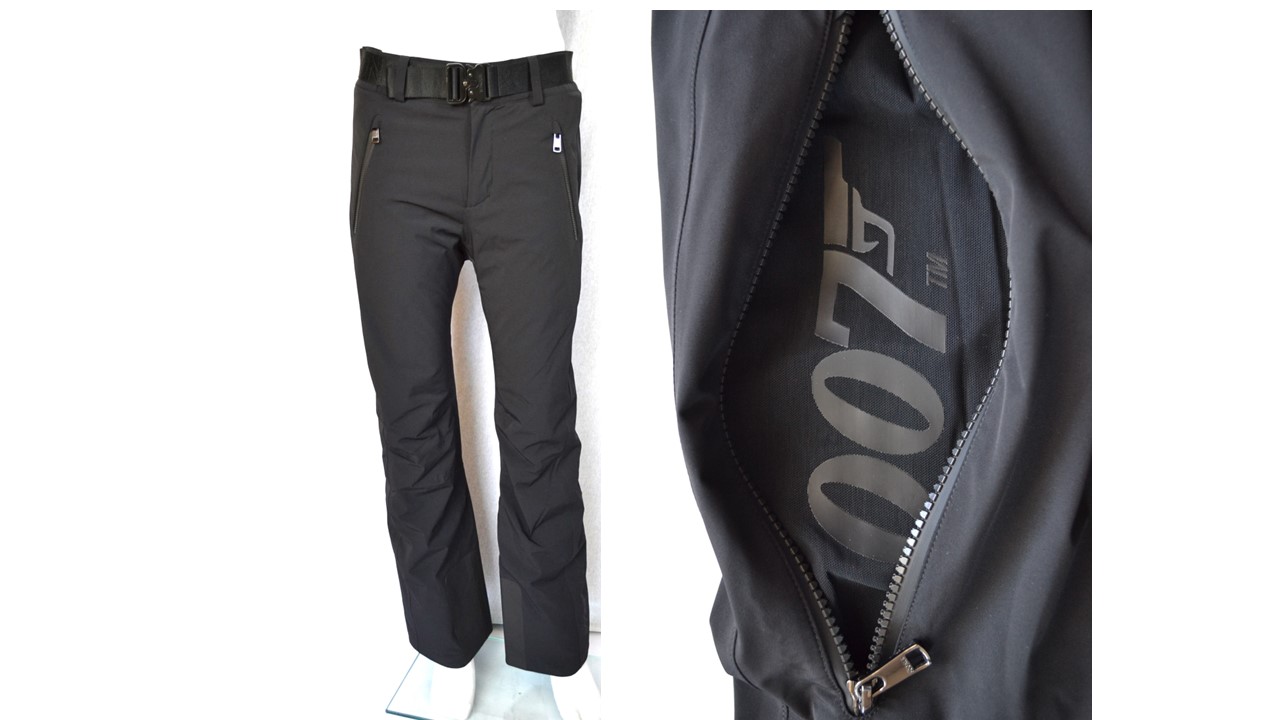 BOGNER 007 BOND 2 HERREN SKIHOSE STRETCH SCHWARZ MIT GÜRTEL Gr 46 48 54 56 58 S M XXL 3XL 4XL NEU