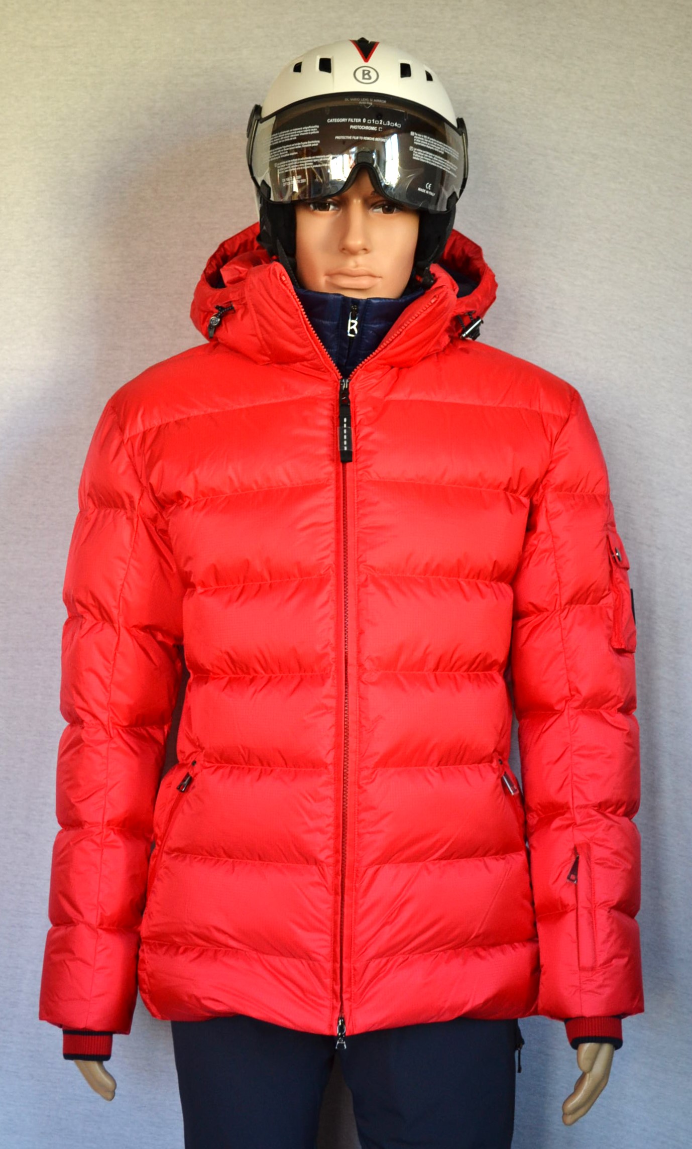 BOGNER SIM-DO HERREN DAUNEN SKI JACKE ROT-BLAU Gr 50 52 54 56 58 L XL XXL 3XL 4XL NEU – Bild 5