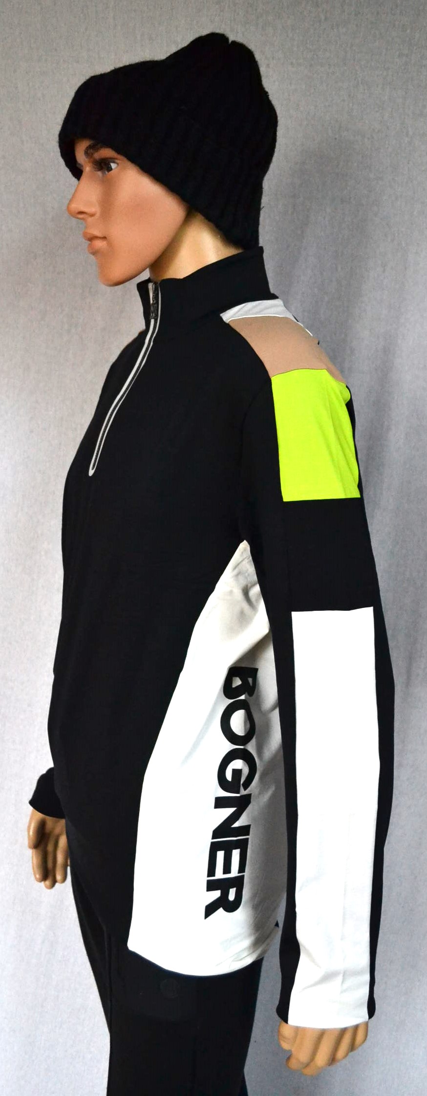 BOGNER MICA 2 HERREN SKI LONGSLEEVE FIRST LAYER STRETCH UNTERZIEHER SCHWARZ-WEIß Gr 3XL 56 NEU – Bild 5