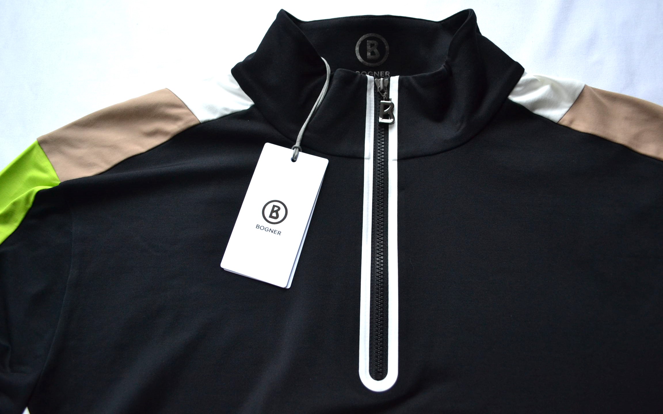 BOGNER MICA 2 HERREN SKI LONGSLEEVE FIRST LAYER STRETCH UNTERZIEHER SCHWARZ-WEIß Gr 3XL 56 NEU – Bild 6