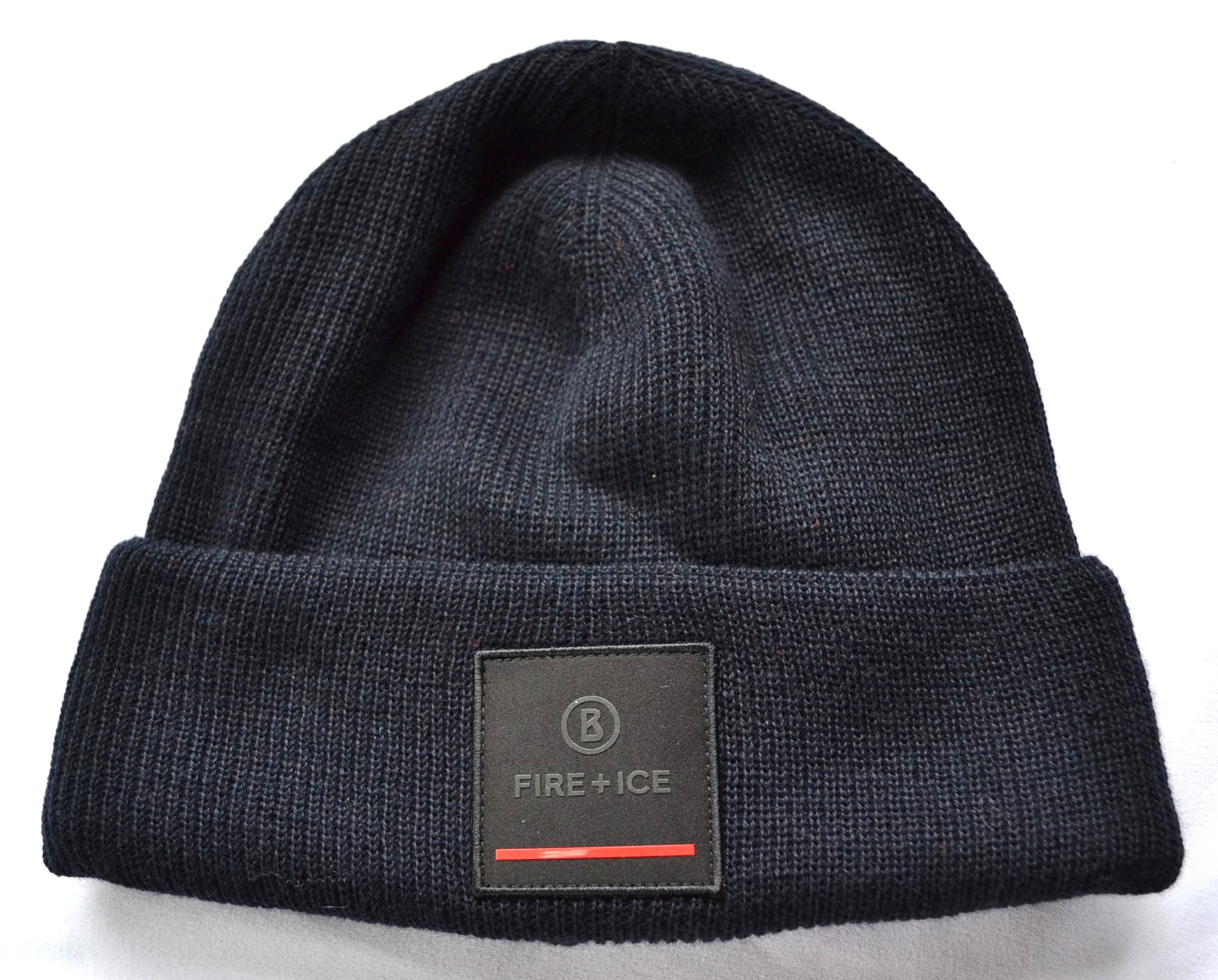BOGNER FIRE+ICE HERREN DAMEN MÜTZE TAREK 50% WOLLE WOLLMÜTZE DUNKELBLAU NEU