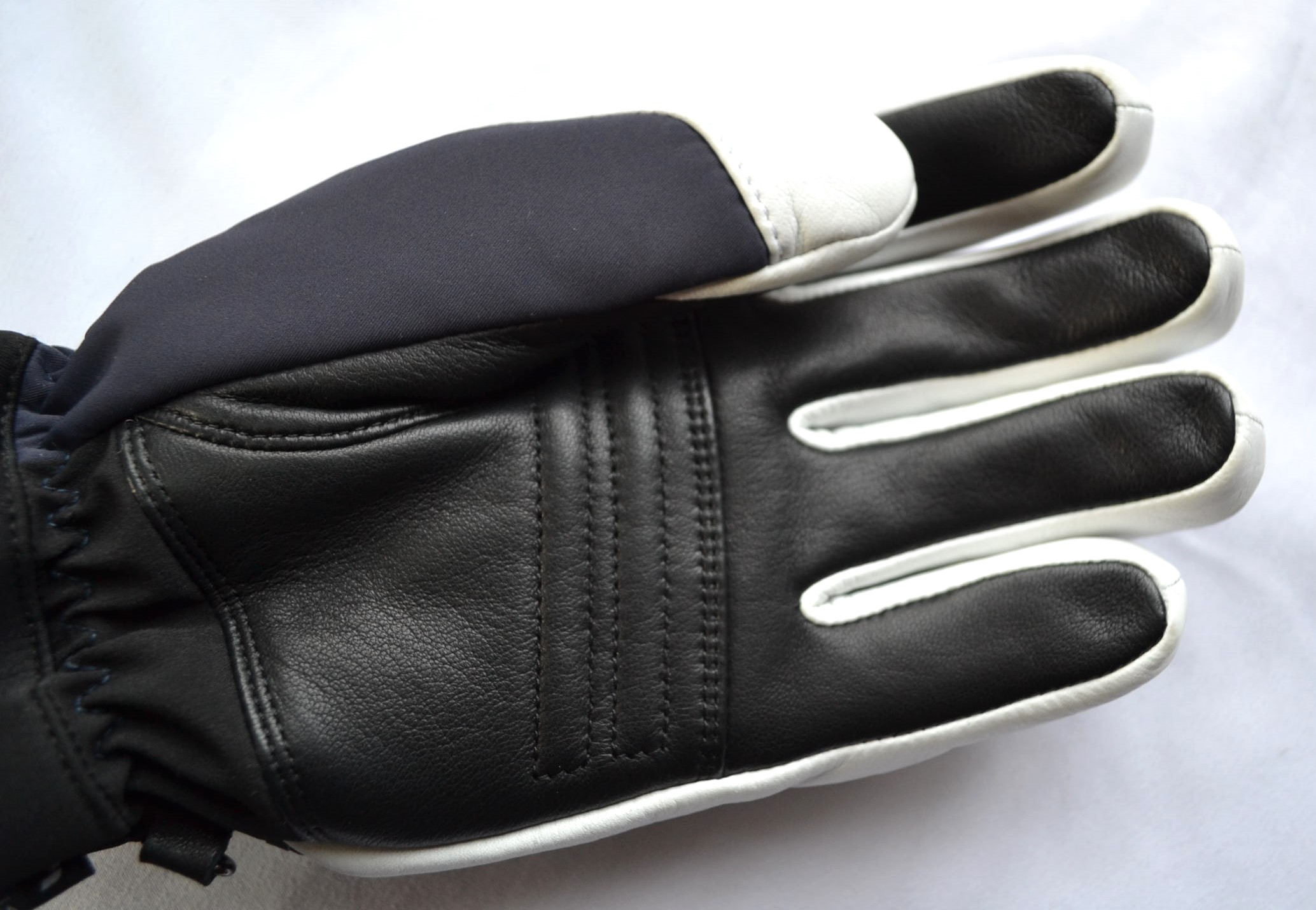 BOGNER ALEX HERREN SKI HANDSCHUHE GLOVES TEILLEDER DUNKELBLAU-SCHWARZ Gr ML NEU – Bild 4