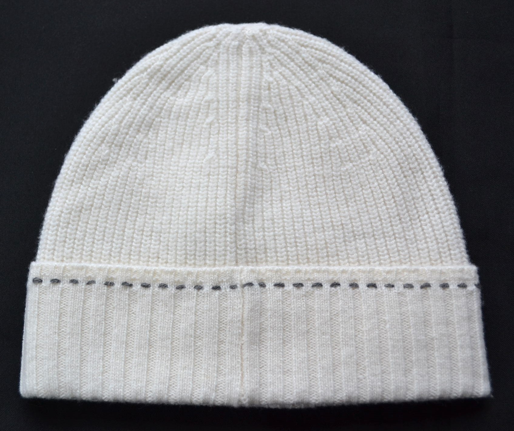 BOGNER MOULAN DAMEN HERREN MÜTZE 100% WOLLE WOLLMÜTZE WEIß LOGO NEU – Bild 5