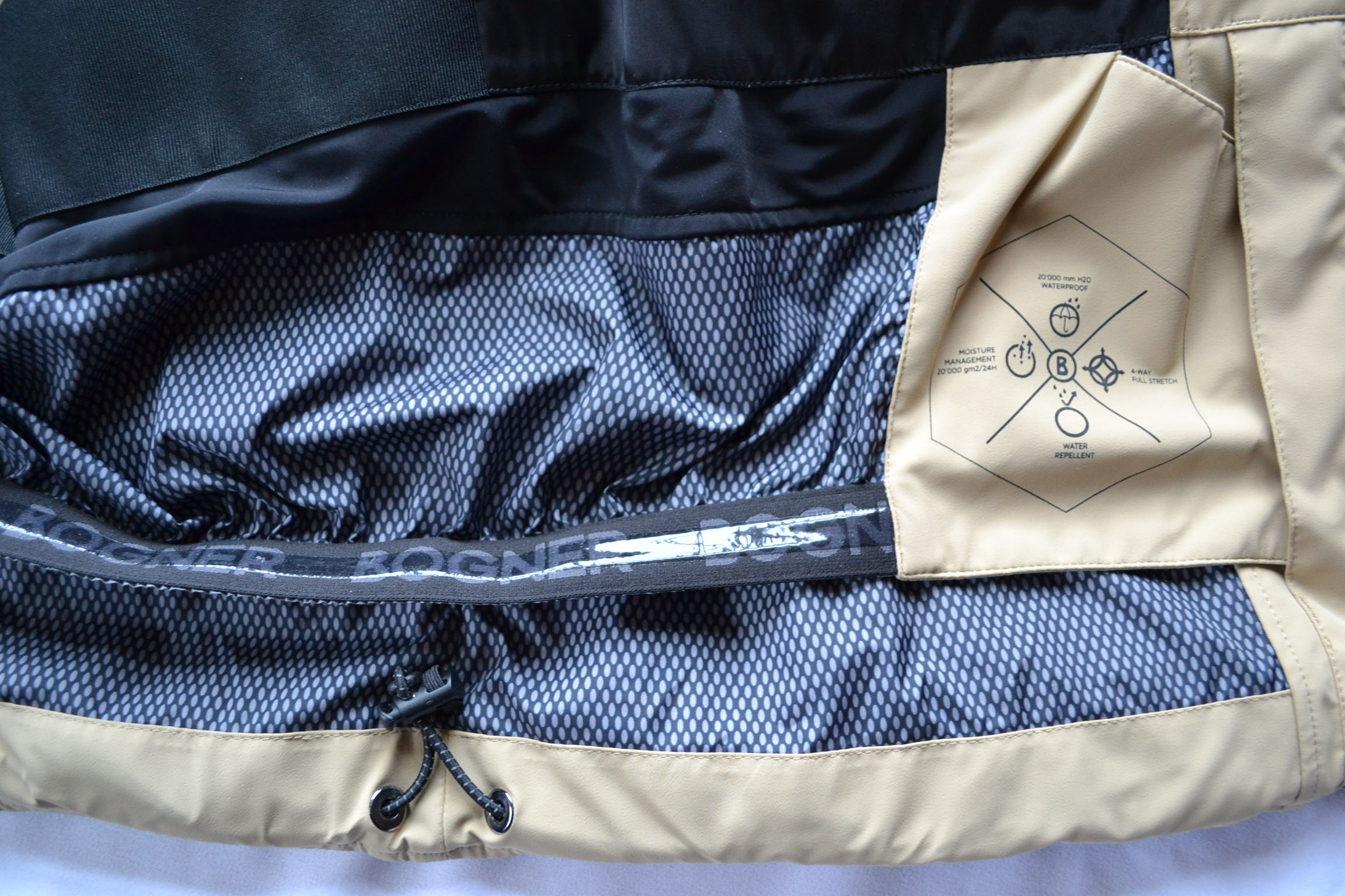 BOGNER 007 BOND SET SKIANZUG HERREN DAUNEN SKIJACKE 4-WEGE STRETCH SCHWARZ-BEIGE + SKIHOSE BOND 20 Gr 50 L NEU – Bild 12