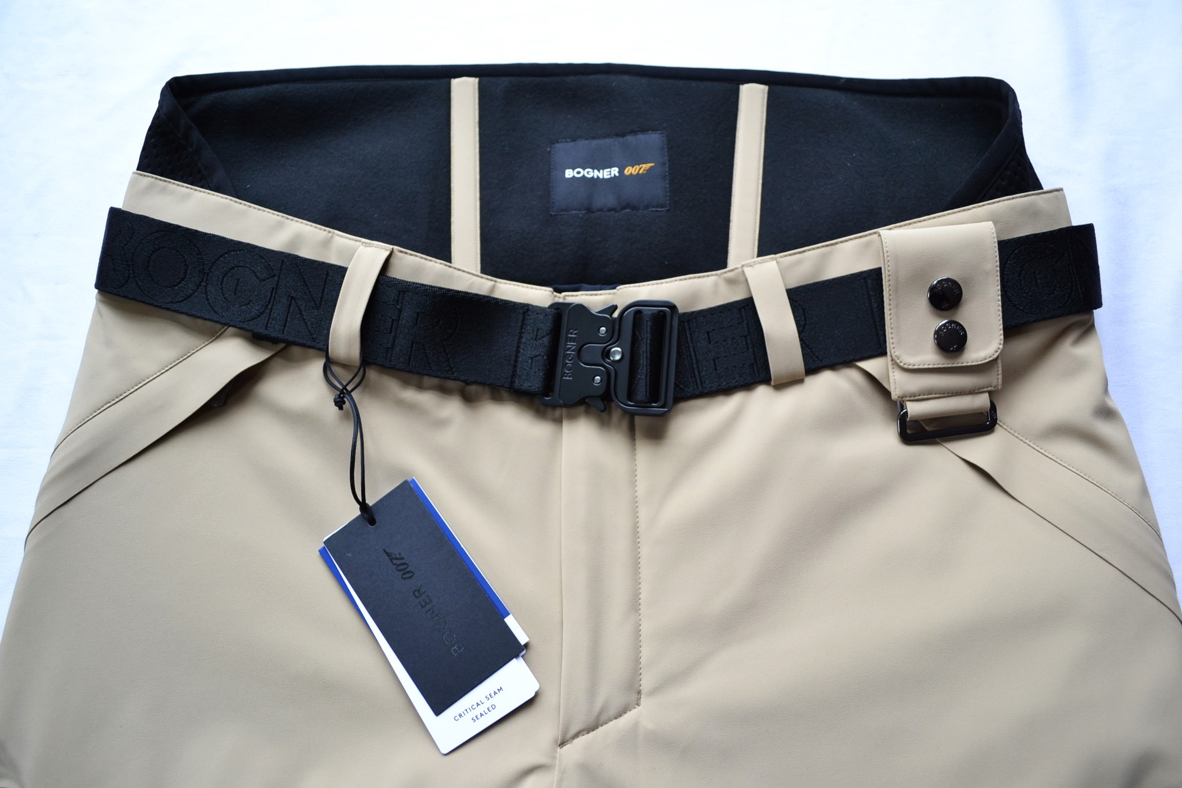 BOGNER 007 BOND SET SKIANZUG HERREN DAUNEN SKIJACKE 4-WEGE STRETCH SCHWARZ-BEIGE + SKIHOSE BOND 20 Gr 50 L NEU – Bild 24