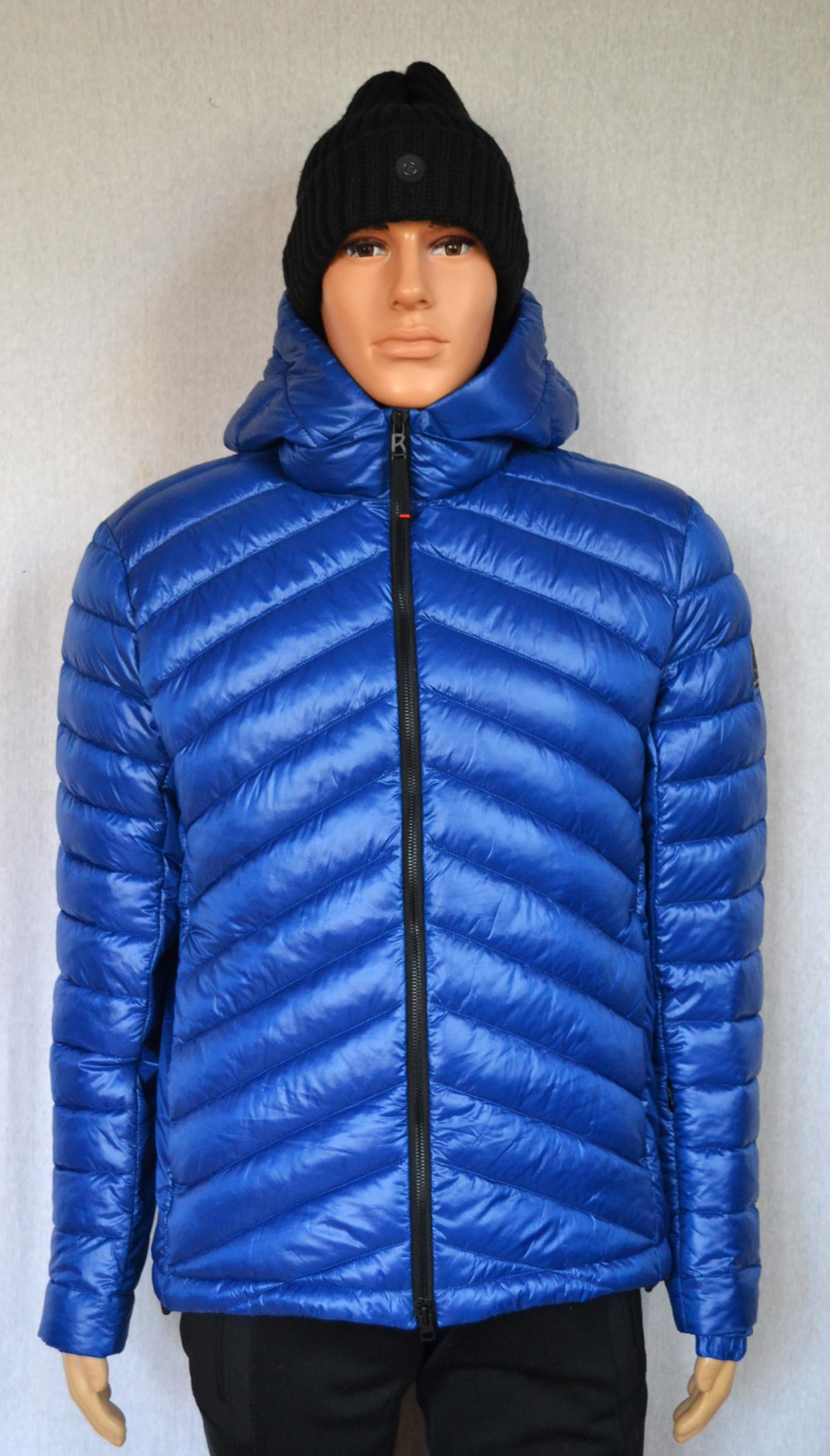 BOGNER GORAN HERREN LEICHTE SKIJACKE STEPPJACKE JACKE BLAU Gr 50L NEU – Bild 2