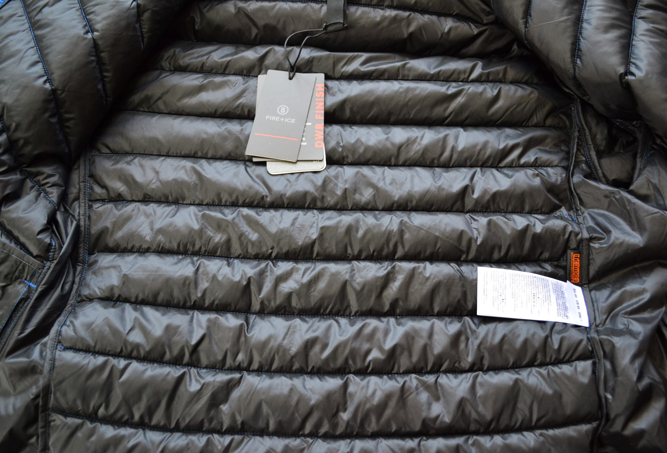 BOGNER GORAN HERREN LEICHTE SKIJACKE STEPPJACKE JACKE BLAU Gr 50L NEU – Bild 8