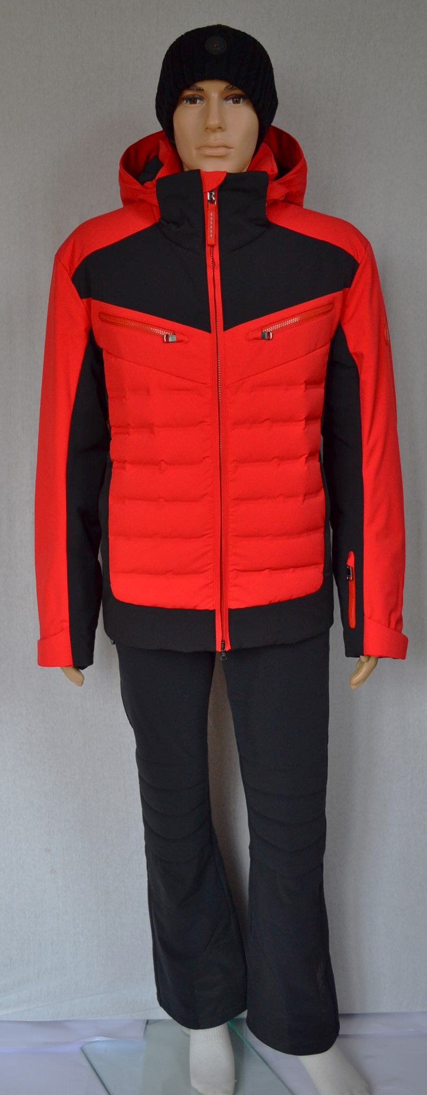BOGNER SET SKIANZUG HERREN SKIJACKE FELIKS ROT-SCHWARZ STRETCH + SKIHOSE TIM2 Gr 50 L NEU – Bild 2