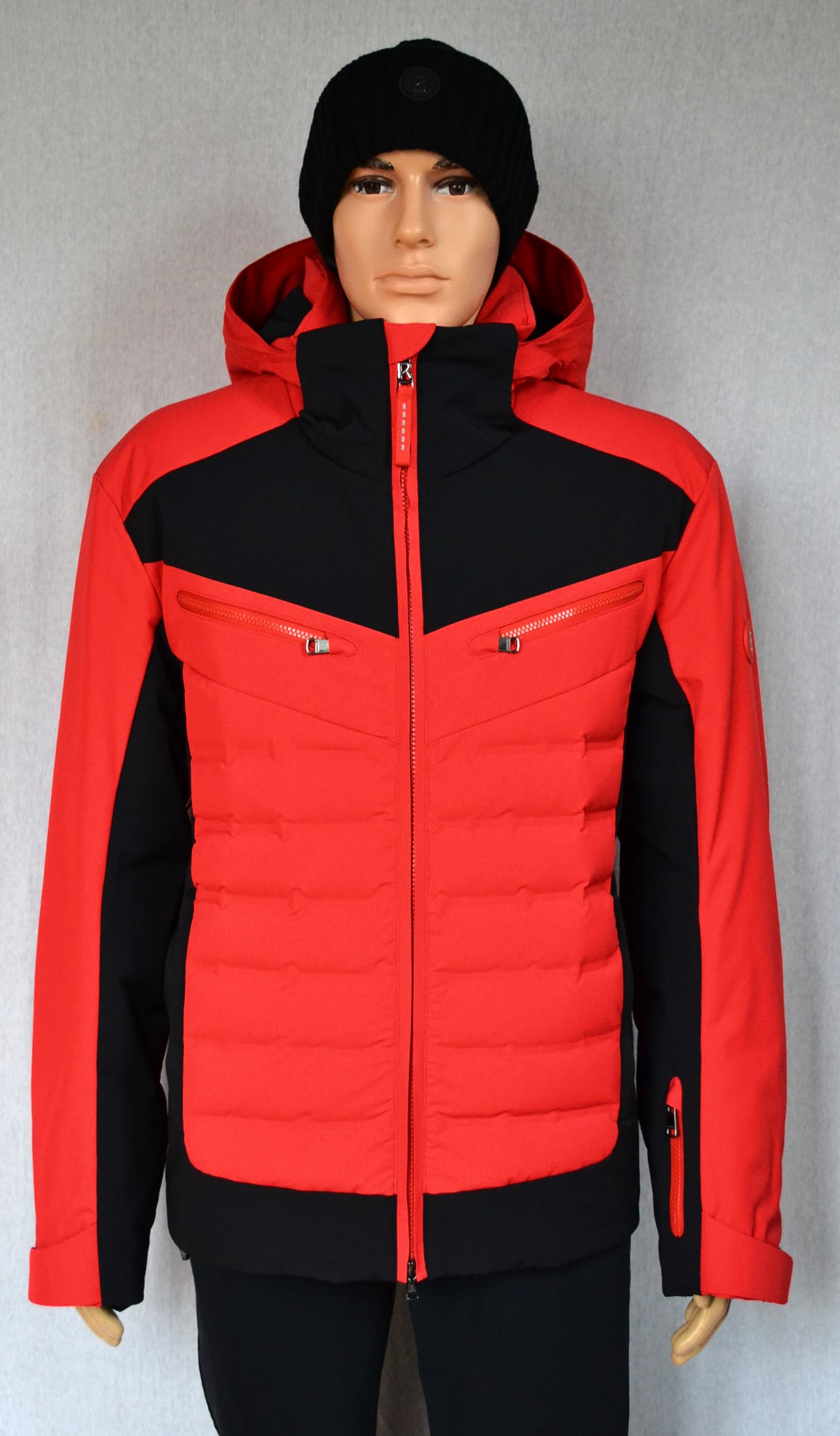 BOGNER SET SKIANZUG HERREN SKIJACKE FELIKS ROT-SCHWARZ STRETCH + SKIHOSE TIM2 Gr 50 L NEU – Bild 3