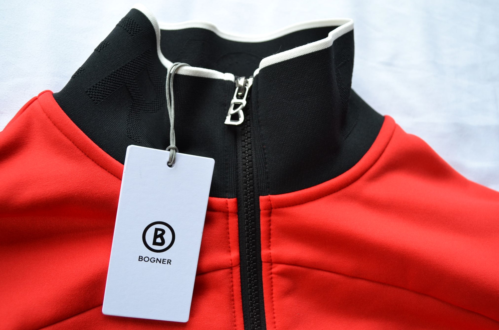 BOGNER XILAS 2 HERREN DICKE SKI MIDLAYER GOLF JACKE ROT STRETCH Gr L 50 NEU – Bild 5