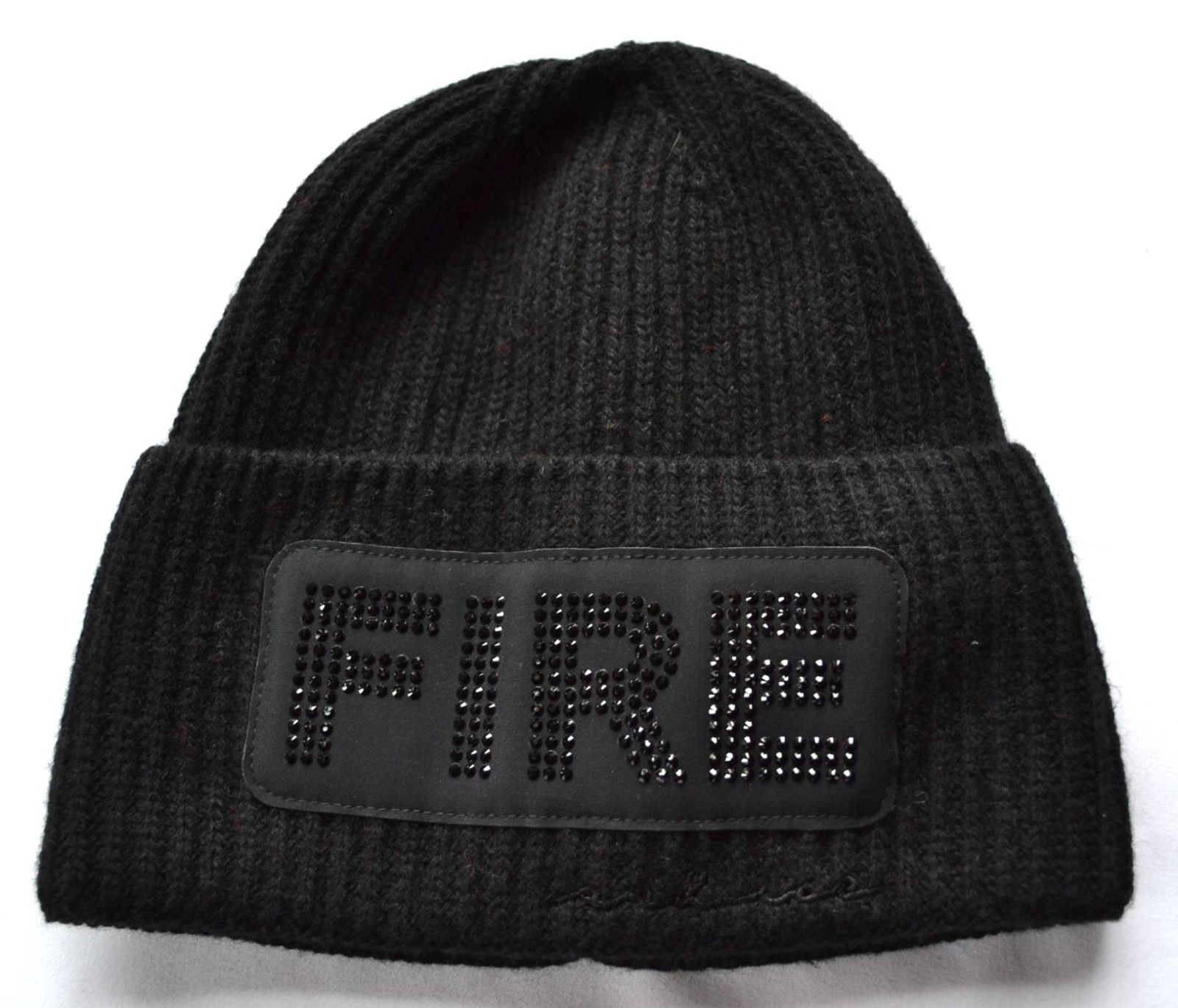 BOGNER FIRE+ICE DAMEN MÜTZE ANELI 10% KASCHMIR WOLLMÜTZE SCHWARZ MIT SWAROVSKI KRISTALLEN LOGO NEU