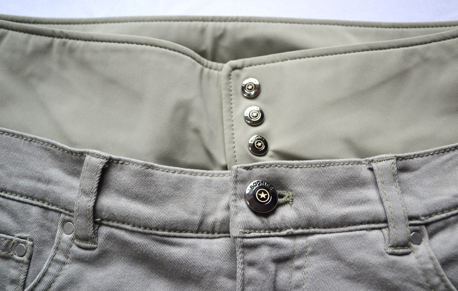 BOGNER JANNA DAMEN SKIHOSE JEANS OPTIK GRAU STRETCH Gr 36 S NEU – Bild 7