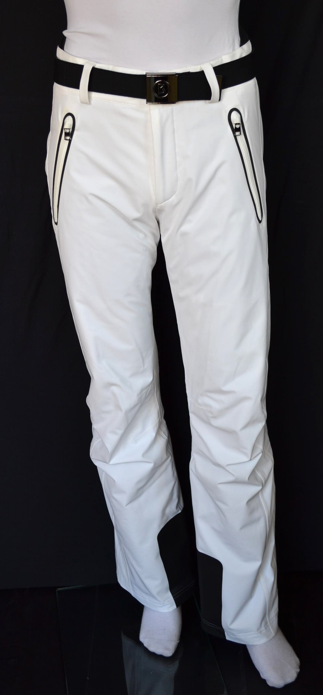 BOGNER THORE T HERREN SKIHOSE MIT GÜRTEL 4 WEGE STRETCH MENS WEIß Gr 54 XXL NEU – Bild 3