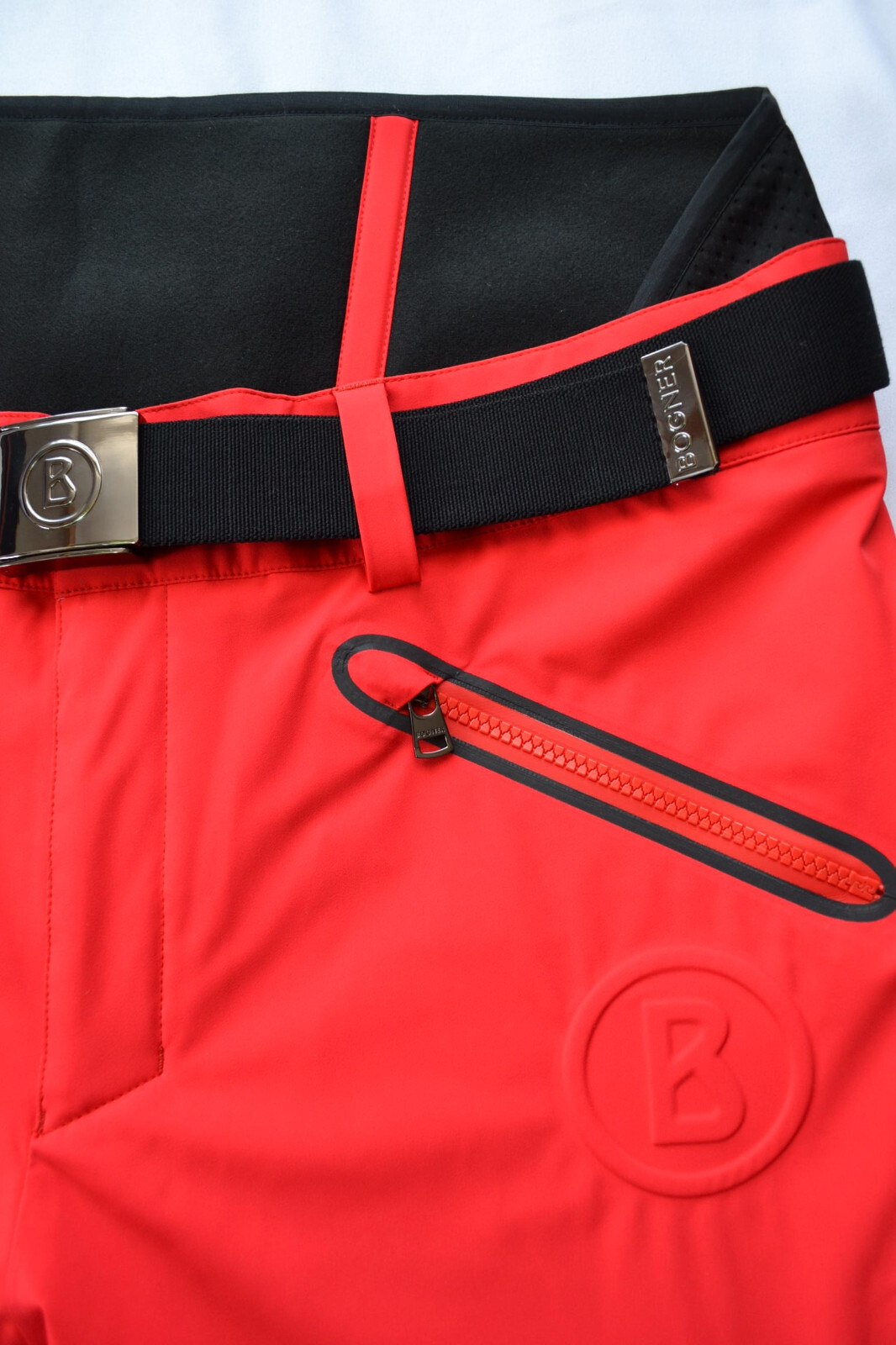 BOGNER TIM4 HERREN SKIHOSE MIT GÜRTEL ROT Gr 50L 56 L 3XL NEU – Bild 9