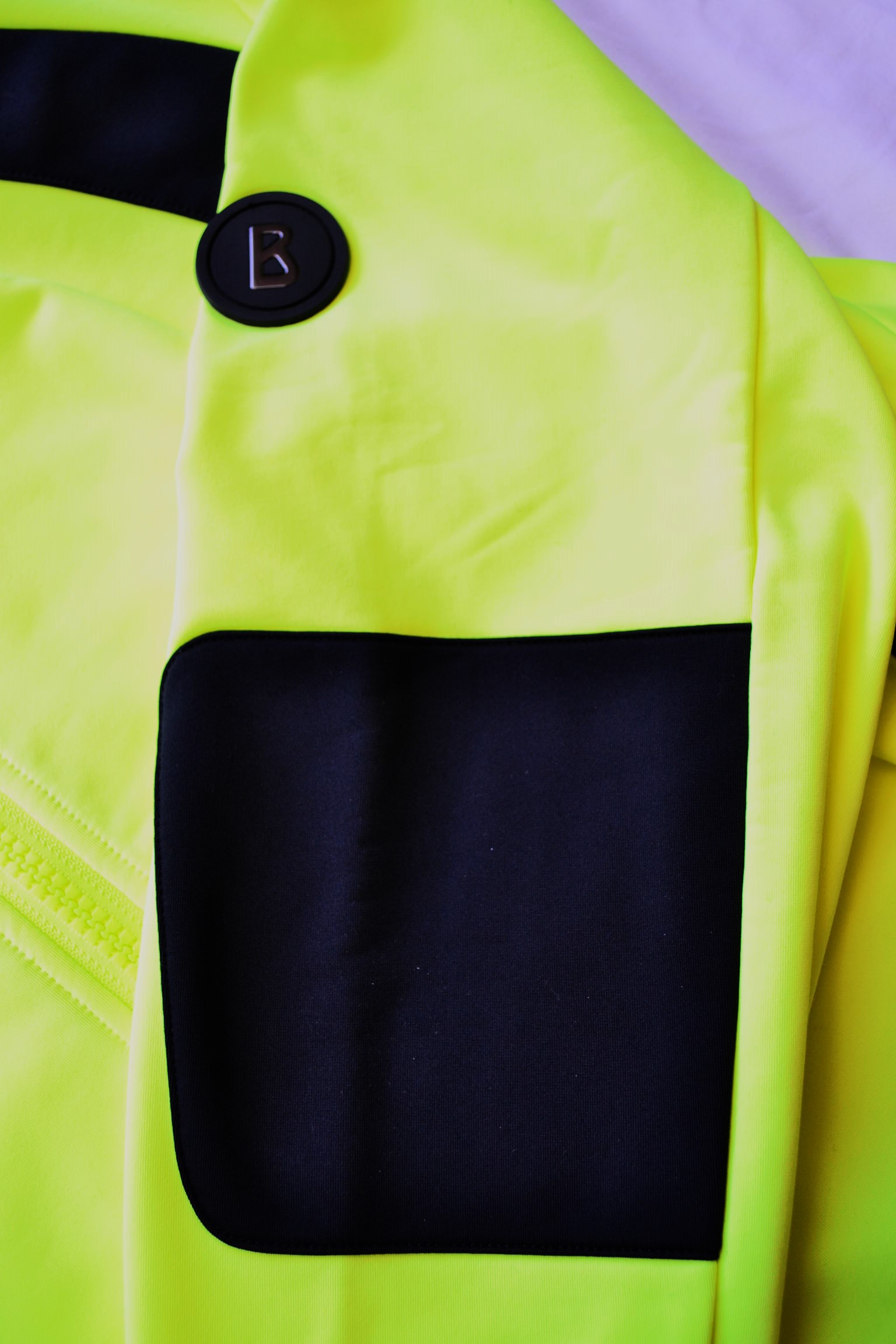 BOGNER KENO HERREN SKI SWEATJACKE JACKE NEON-SCHWARZ STRETCH 2 LAYER Gr 3XL 56 NEU – Bild 5