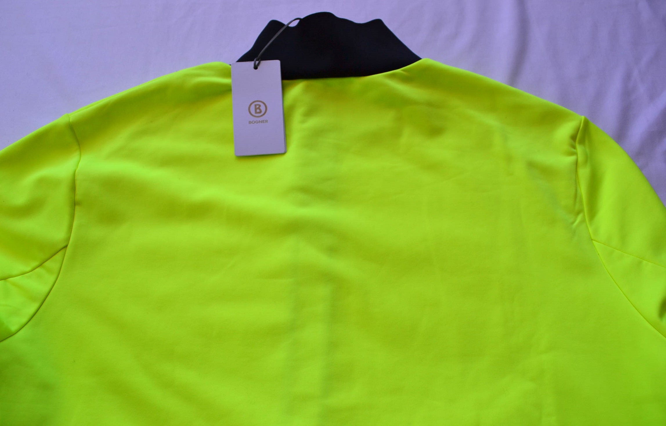 BOGNER KENO HERREN SKI SWEATJACKE JACKE NEON-SCHWARZ STRETCH 2 LAYER Gr 3XL 56 NEU – Bild 7