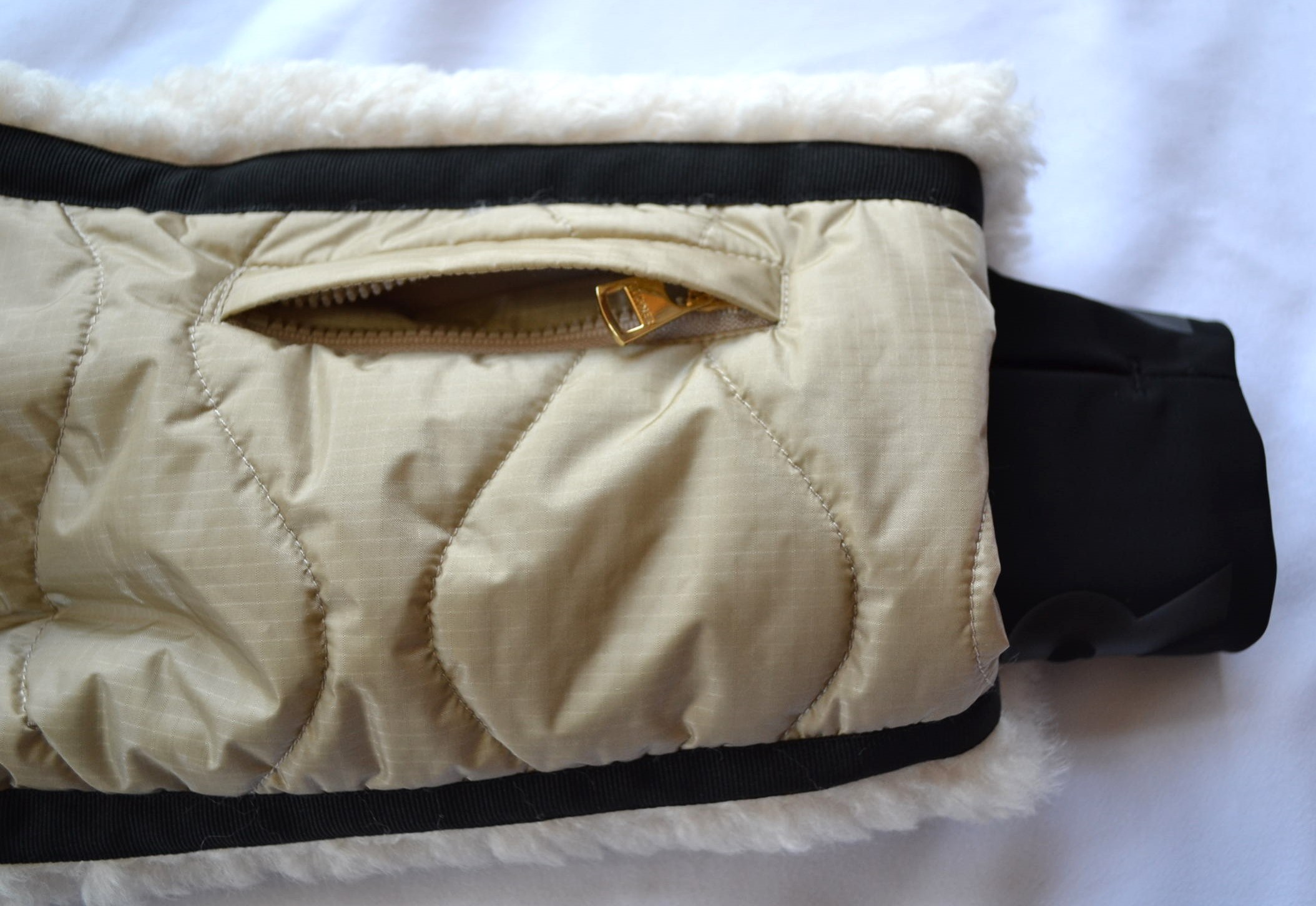 BOGNER KORA DAMEN SKIJACKE OVERSIZE WEIß-BEIGE TEDDYFELL Gr 36 S NEU – Bild 17