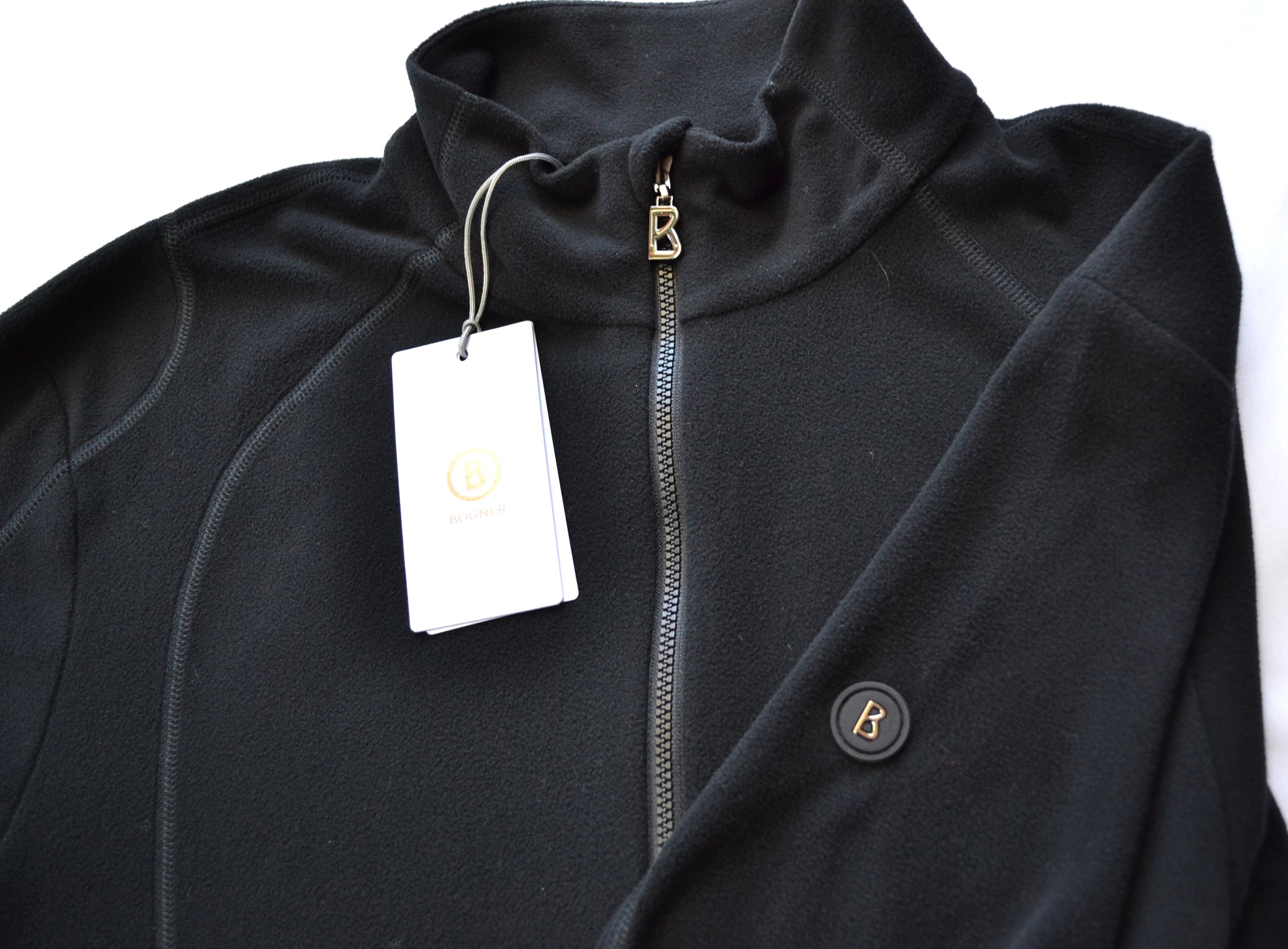 BOGNER HARRY HERREN SKI FLEECE PULLOVER LONGSLEEVE FIRST LAYER UNTERZIEHER SCHWARZ Gr L 50 NEU – Bild 5