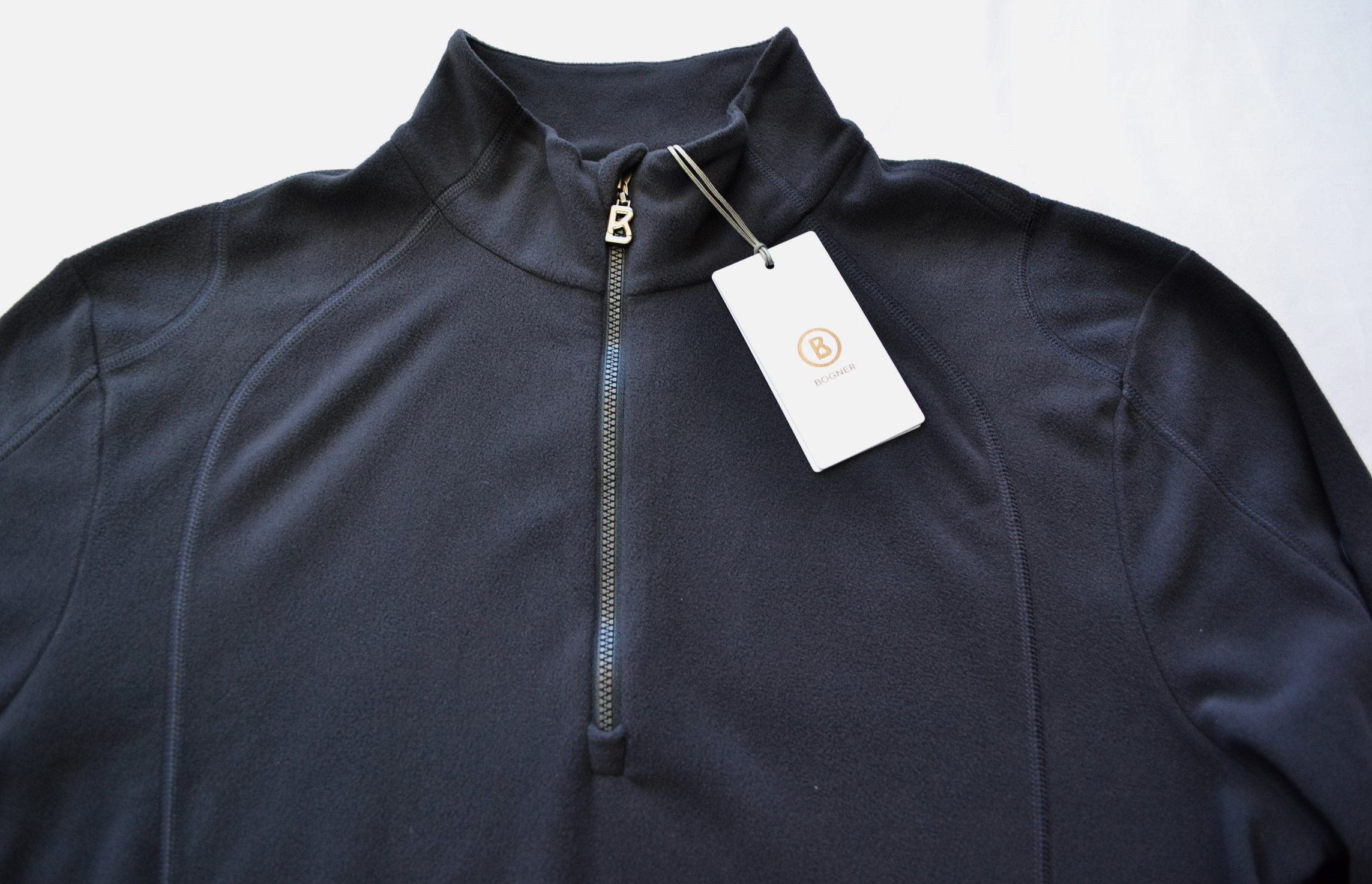 BOGNER HARRY HERREN SKI FLEECE PULLOVER LONGSLEEVE FIRST LAYER UNTERZIEHER DUNKELBLAU Gr L 50 NEU – Bild 5