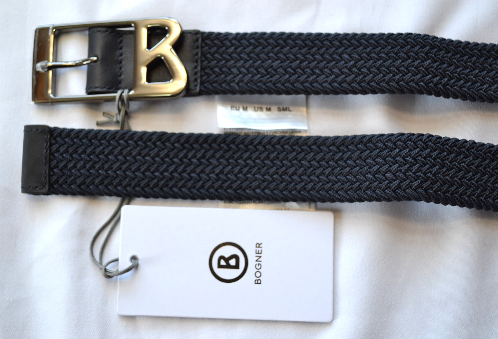 BOGNER MELLY HERREN DAMEN STRETCH GÜRTEL DUNKELBLAU Gr M 120 CM NEU – Bild 6