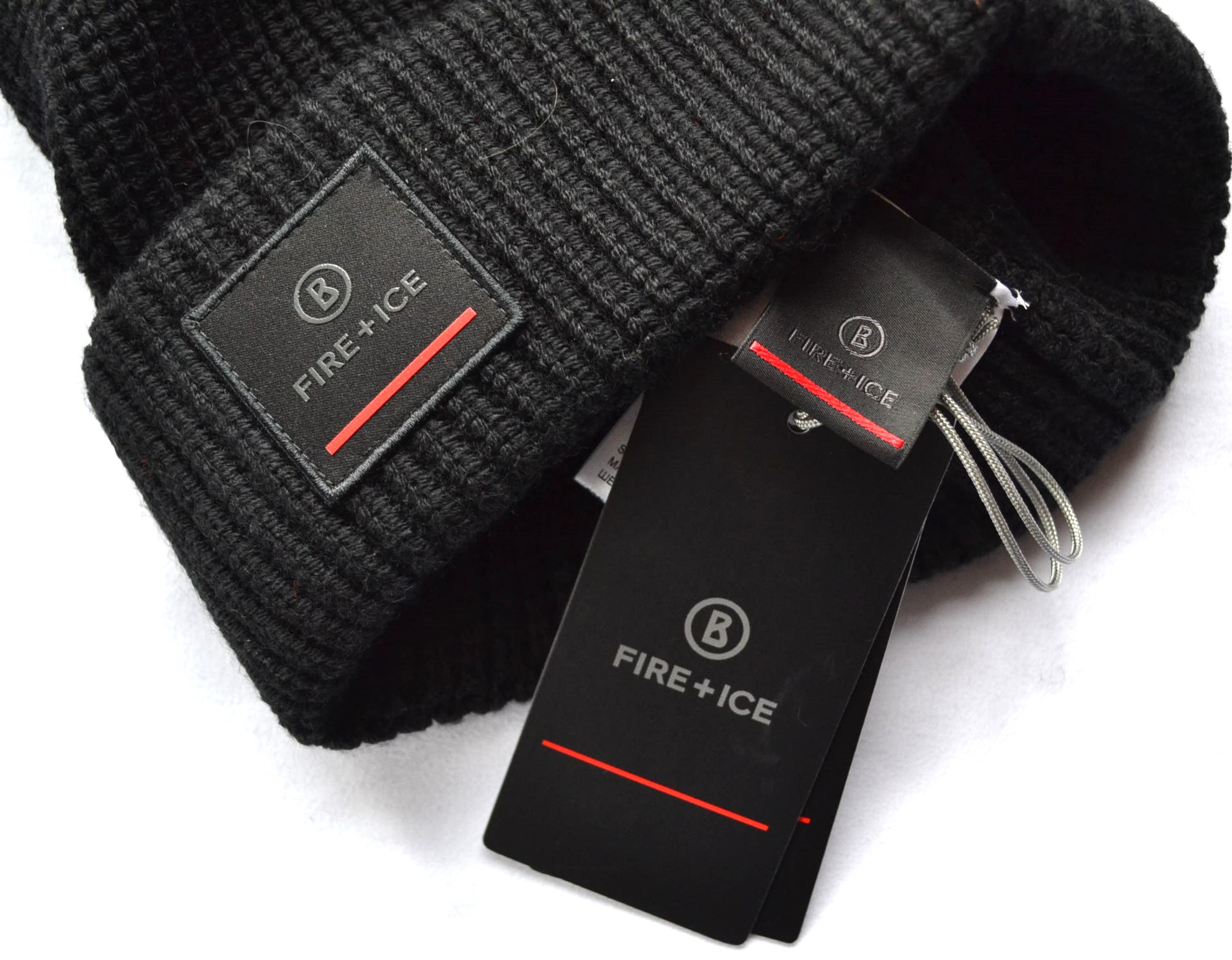 BOGNER FIRE+ICE HERREN DAMEN MÜTZE KAJUS 50% WOLLE WOLLMÜTZE SCHWARZ NEU – Bild 6