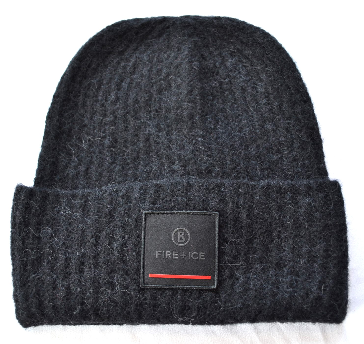 BOGNER TUANA FIRE+ICE HERREN DAMEN MÜTZE 40% WOLLE 30% ALPAKA WOLLMÜTZE SCHWARZ NEU