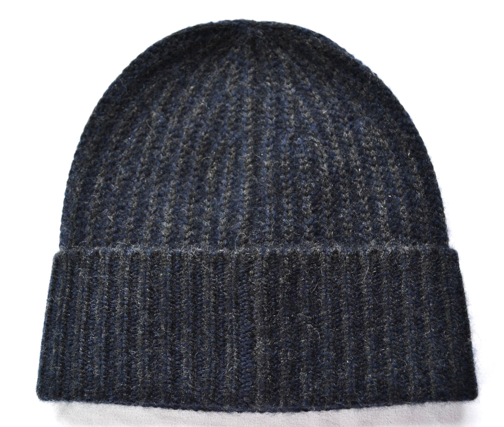 BOGNER REX HERREN DAMEN MÜTZE 30% KASCHMIR WOLLMÜTZE DUNKELBLAU NEU – Bild 5