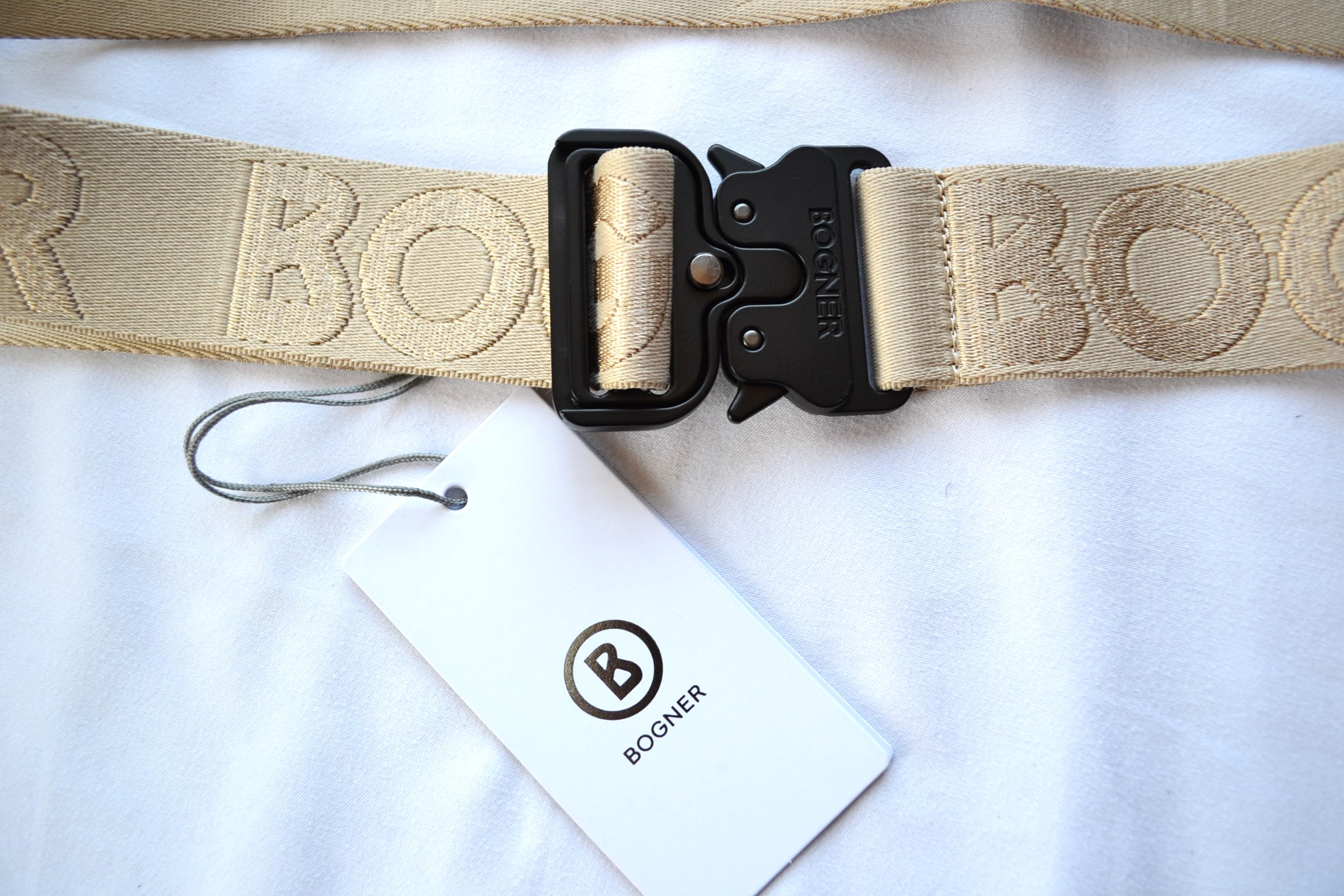 BOGNER ARON HERREN DAMEN GÜRTEL für die SKIHOSE BEIGE BELT VERSTELLBAR S M L NEU – Bild 3