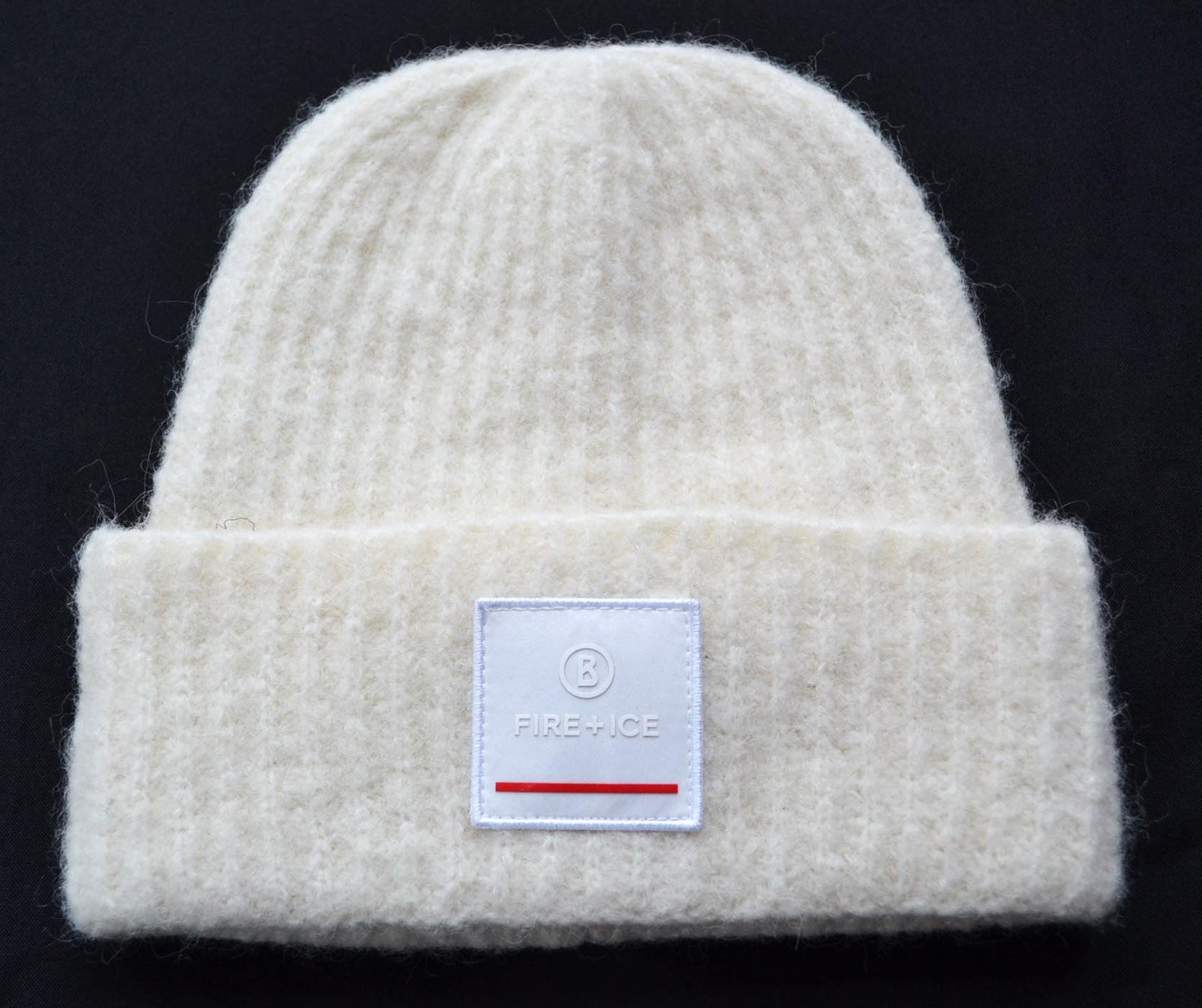 BOGNER TUANA FIRE+ICE HERREN DAMEN MÜTZE 40% WOLLE 30% ALPAKA WOLLMÜTZE WEIß NEU