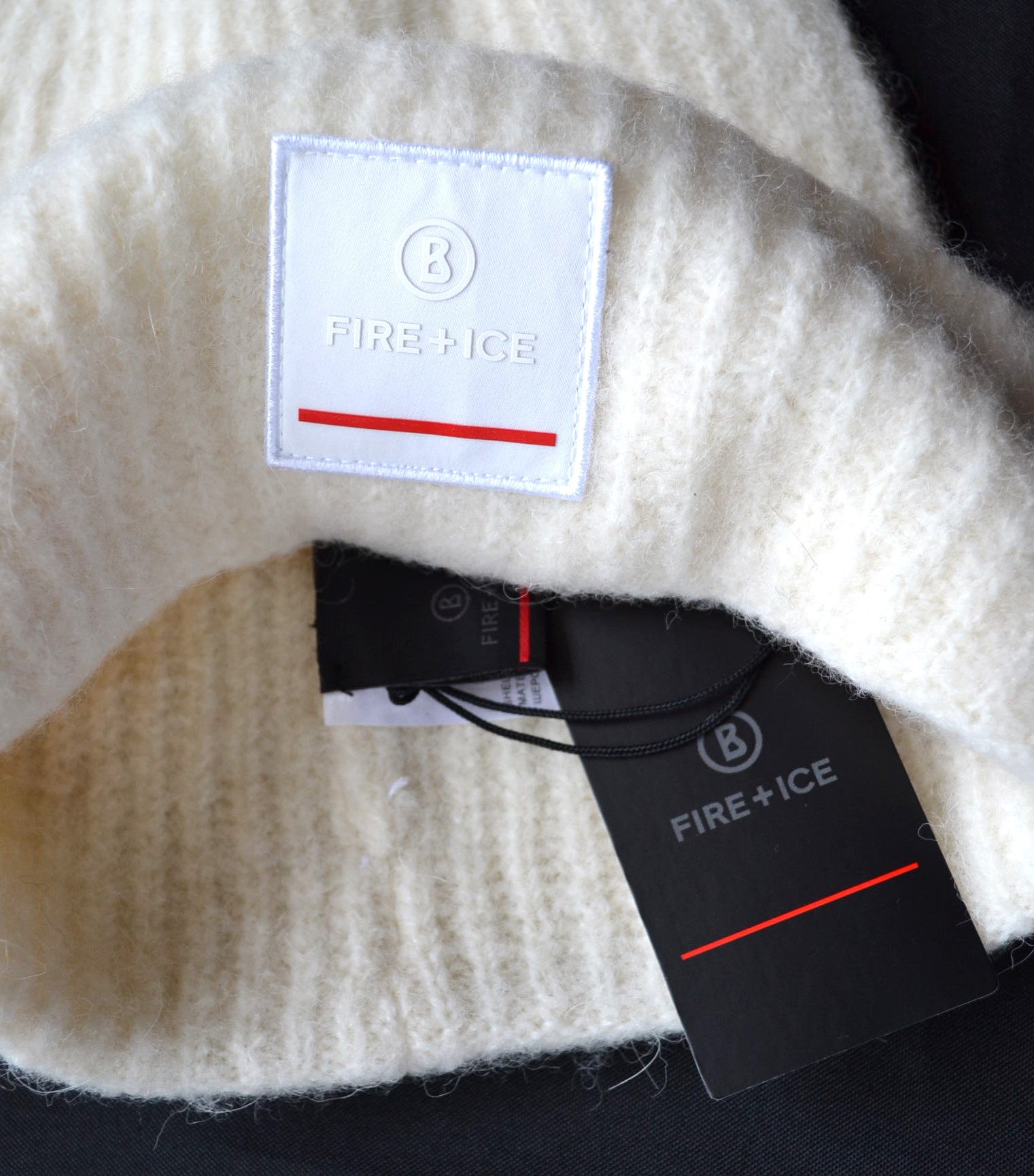 BOGNER TUANA FIRE+ICE HERREN DAMEN MÜTZE 40% WOLLE 30% ALPAKA WOLLMÜTZE WEIß NEU – Bild 6