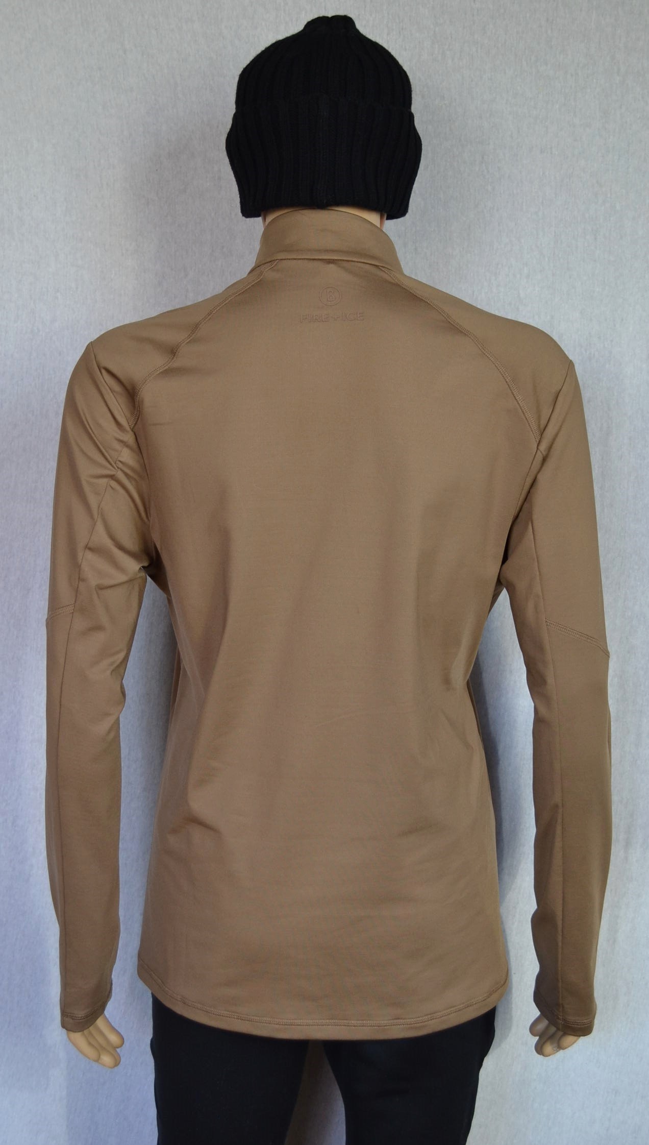 BOGNER FIRE+ICE BERKAN HERREN SKI LONGSLEEVE FIRST LAYER STRETCH UNTERZIEHER KARAMELL BRAUN Gr L 50 NEU – Bild 4