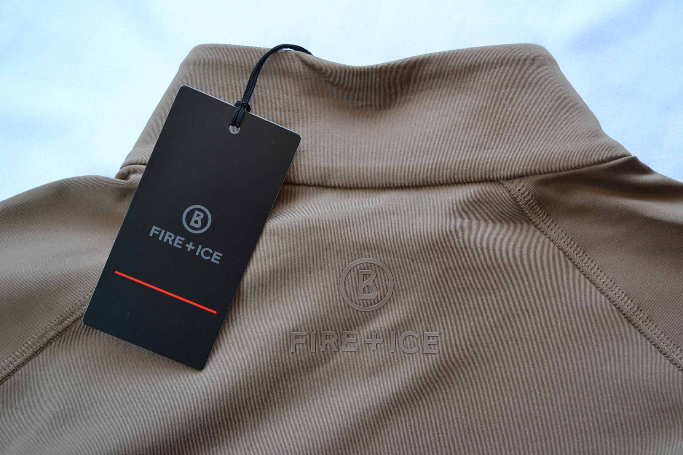 BOGNER FIRE+ICE BERKAN HERREN SKI LONGSLEEVE FIRST LAYER STRETCH UNTERZIEHER KARAMELL BRAUN Gr L 50 NEU – Bild 8