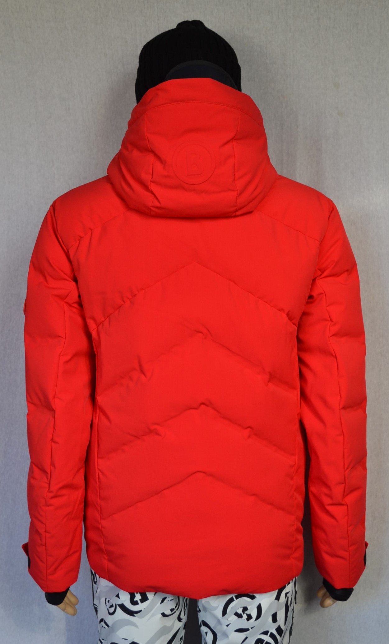 BOGNER JERVIS HERREN DAUNEN SKIJACKE ROT MIT TRENNBAREN MITTEL INLAYER IN SCHWARZ Gr 50 L NEU – Bild 9