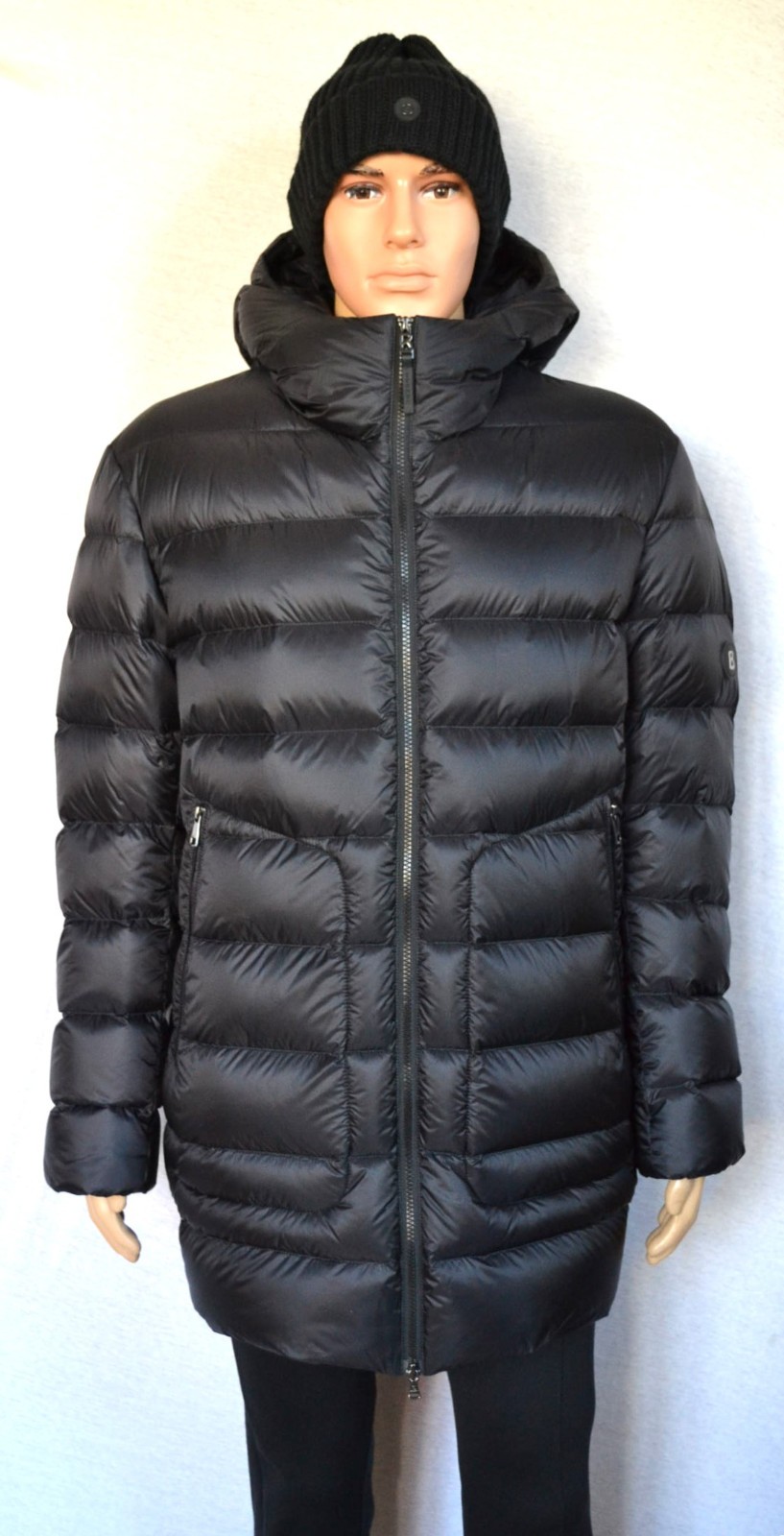 BOGNER HERBY HERREN LEICHTE DAUNENJACKE JACKE KURZMANTEL MENS SCHWARZ Gr 50 L NEU – Bild 2